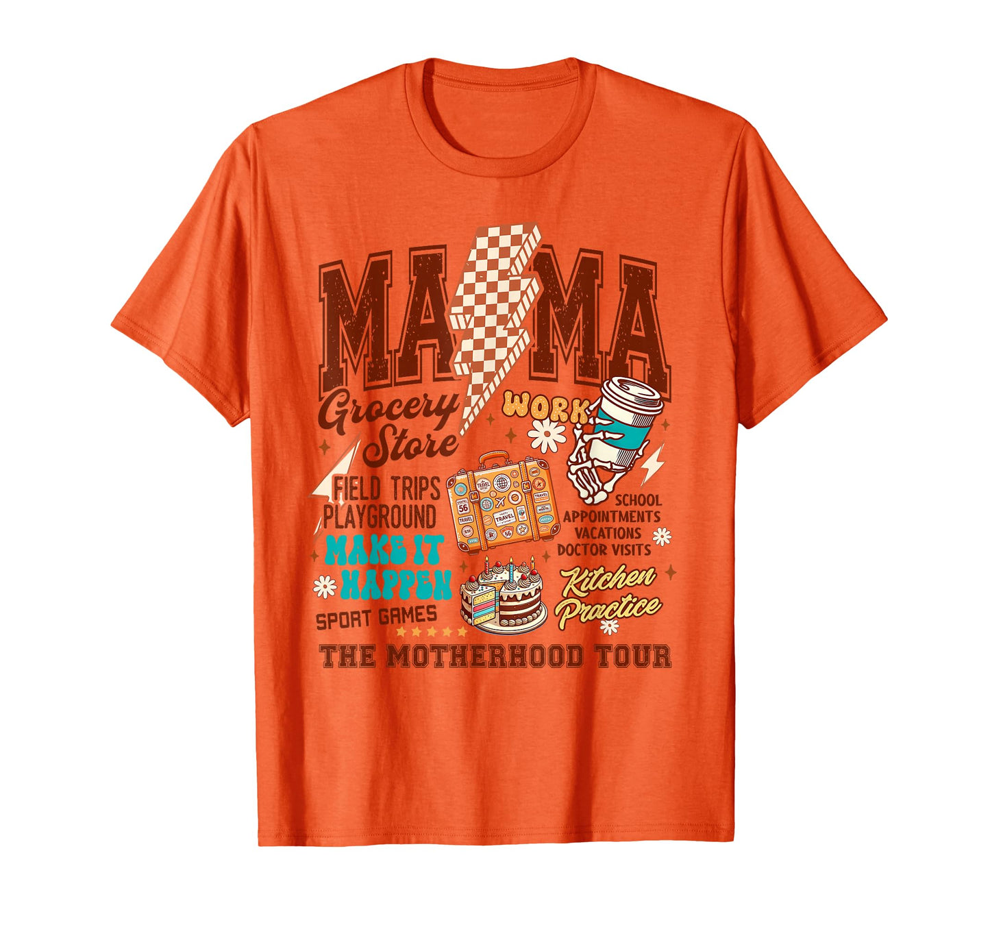 Mom Life Mother’s Day Coffee Lover Mama The Motherhood Tour T-Shirt