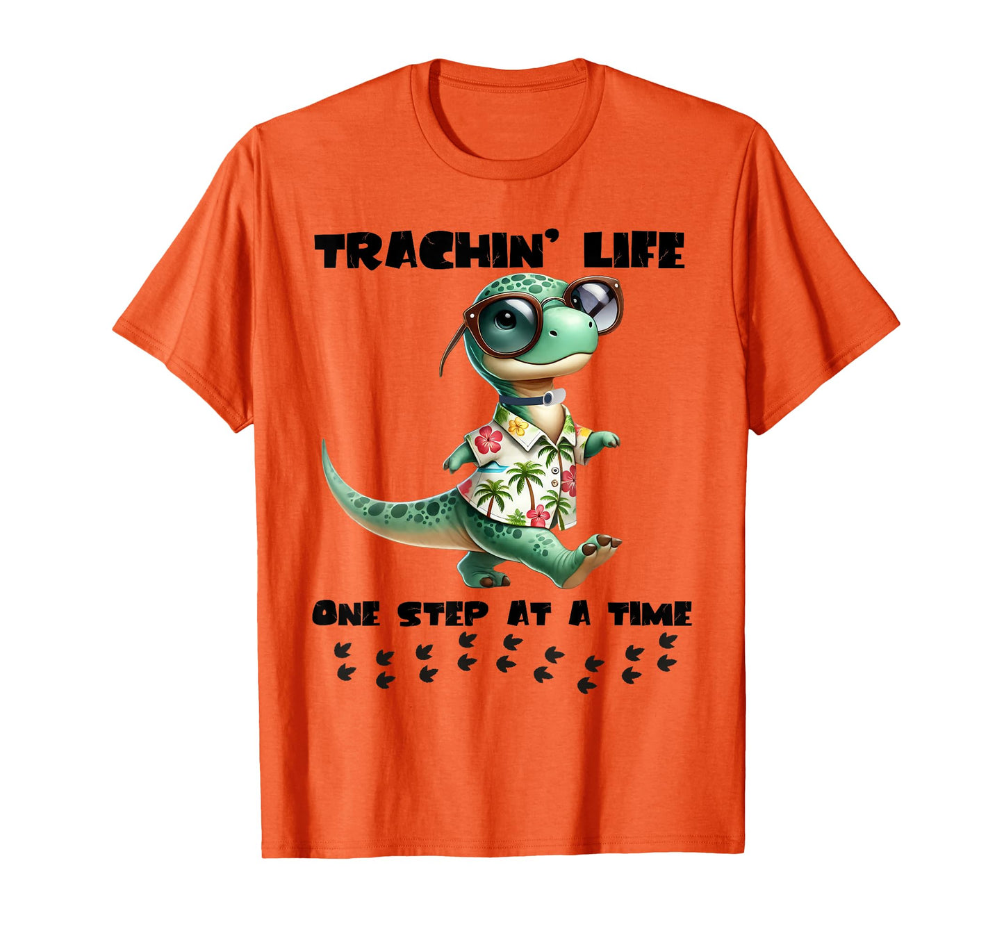 Trachin Life One Step at a Time Tracheostomy Awareness T-Shirt