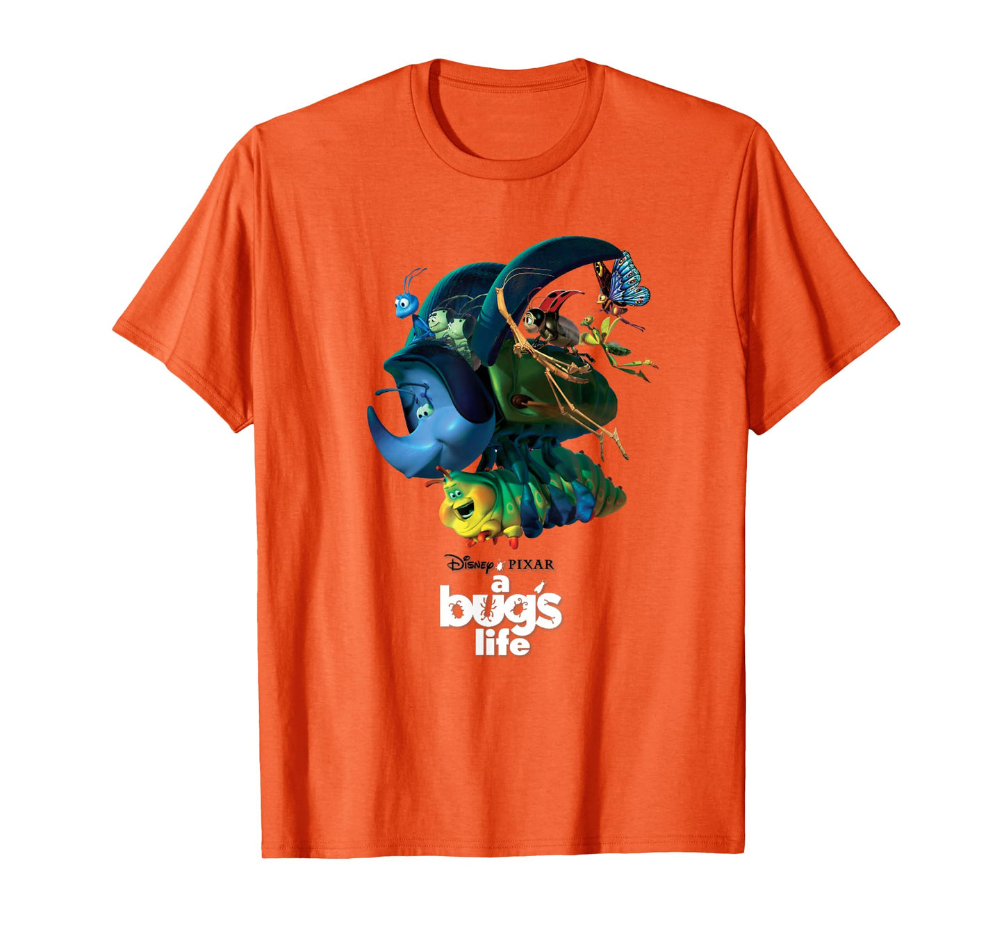 Disney Pixar A Bug's Life Iconic Characters Group Shot Logo T-Shirt