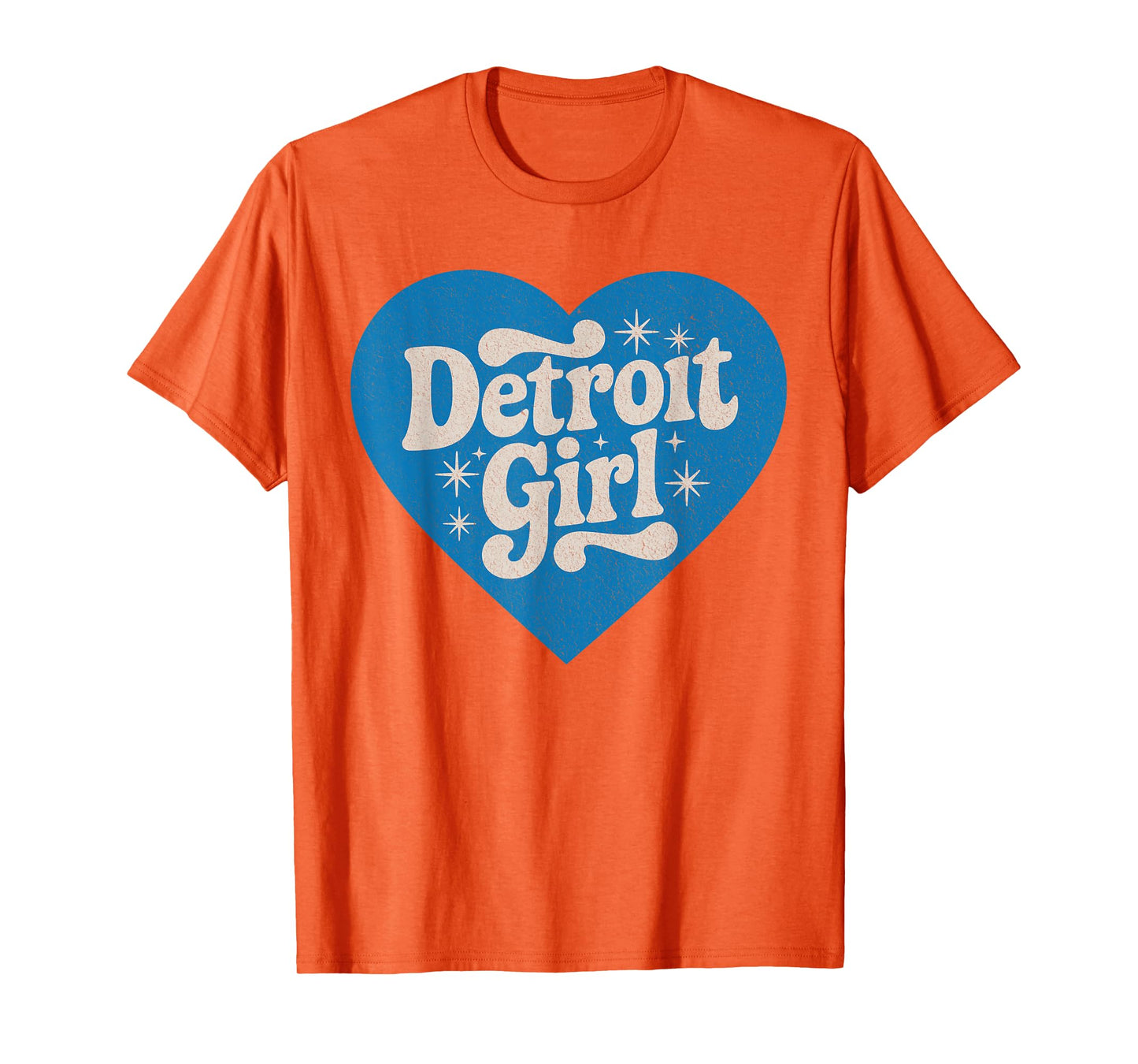 Retro Detroit Girls Heart Cute Detroit Girl T-Shirt