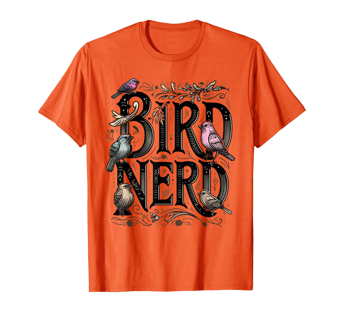 Bird Nerd Funny Birdwatching Birdwatcher Bird Lover Cute T-Shirt