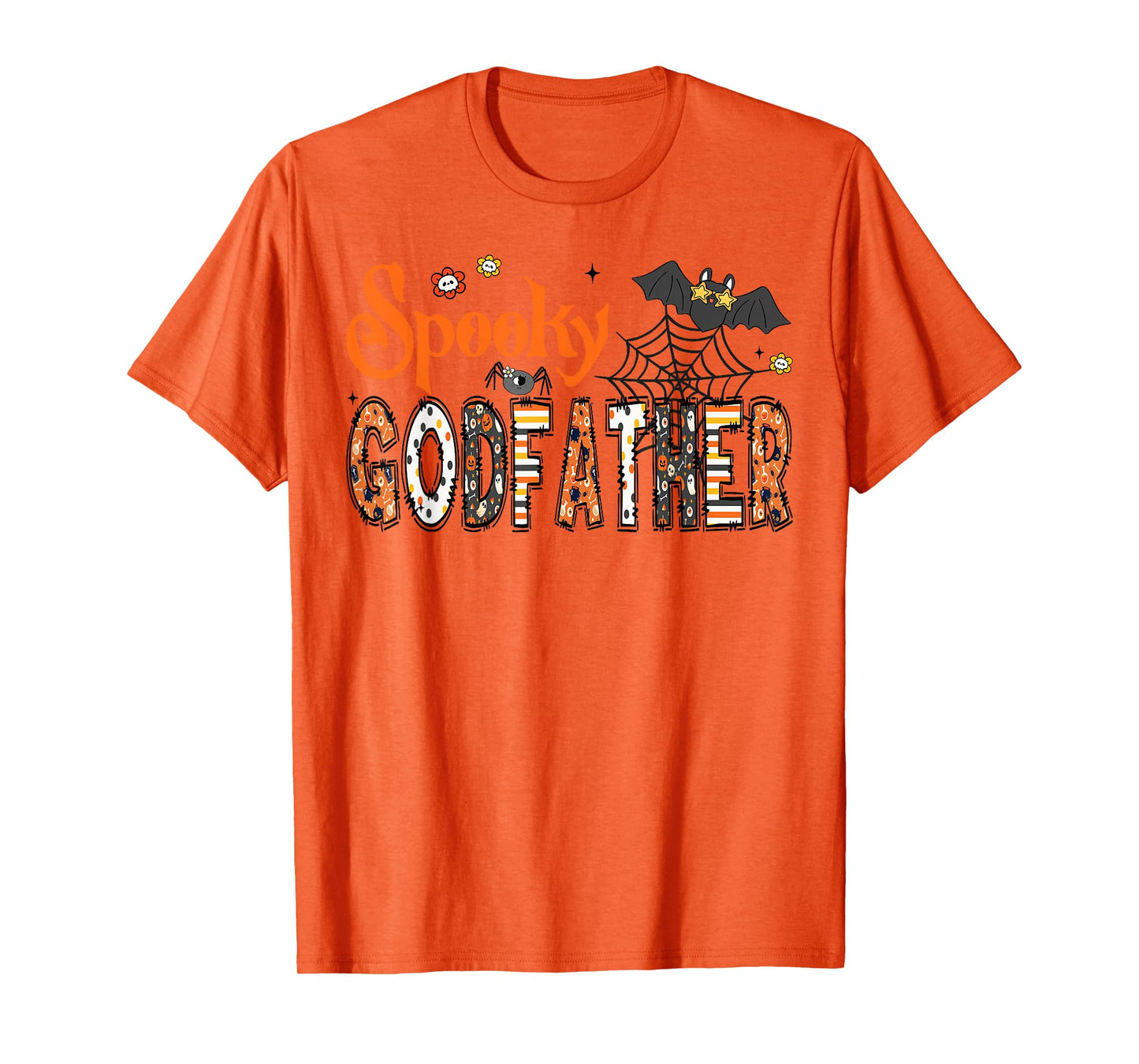 Spooky Godfather Halloween One Spooky Godfather Life T-Shirt
