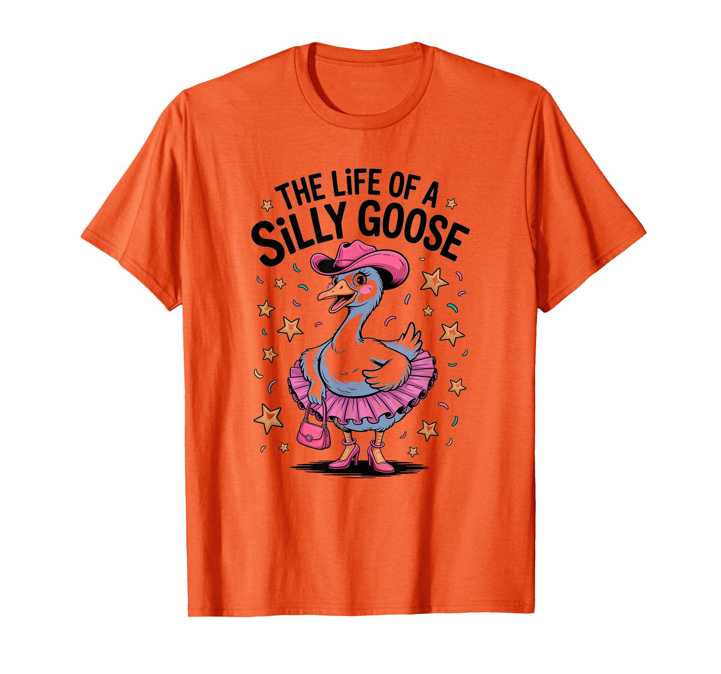 The Life of a Silly Goose Trendy Meme Show Girl T-Shirt