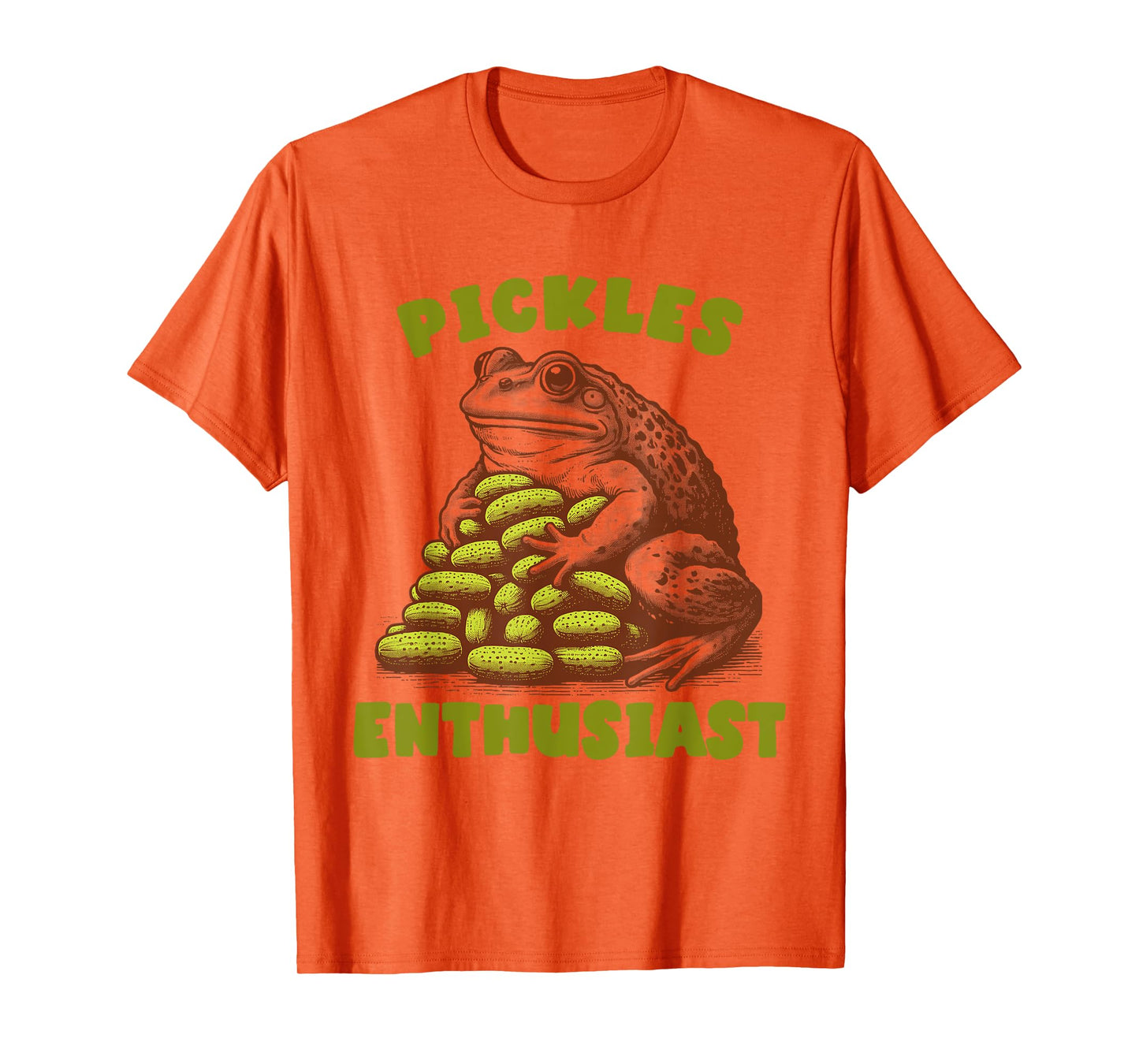 Pickle Lover Funny Frog Pickle Queen Pickles Enthusiast T-Shirt