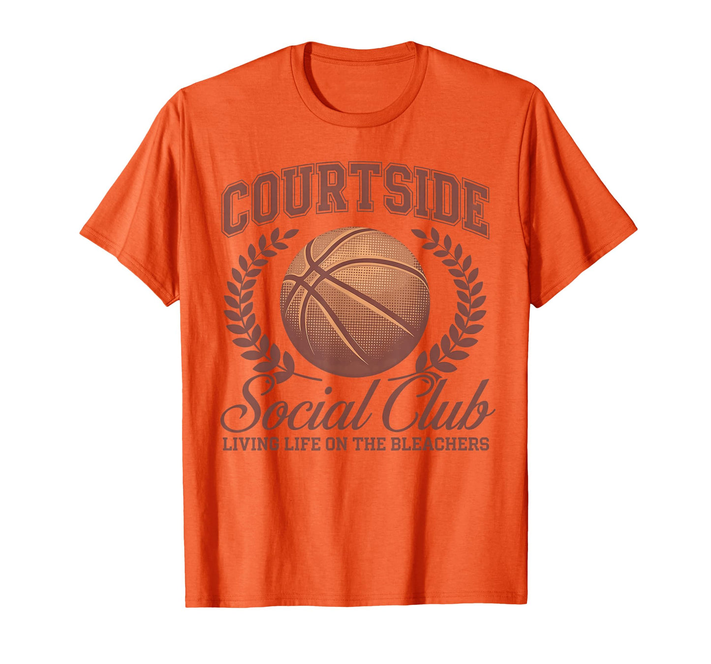Basketball Mom Matching Courtside Social Club Women Girls T-Shirt