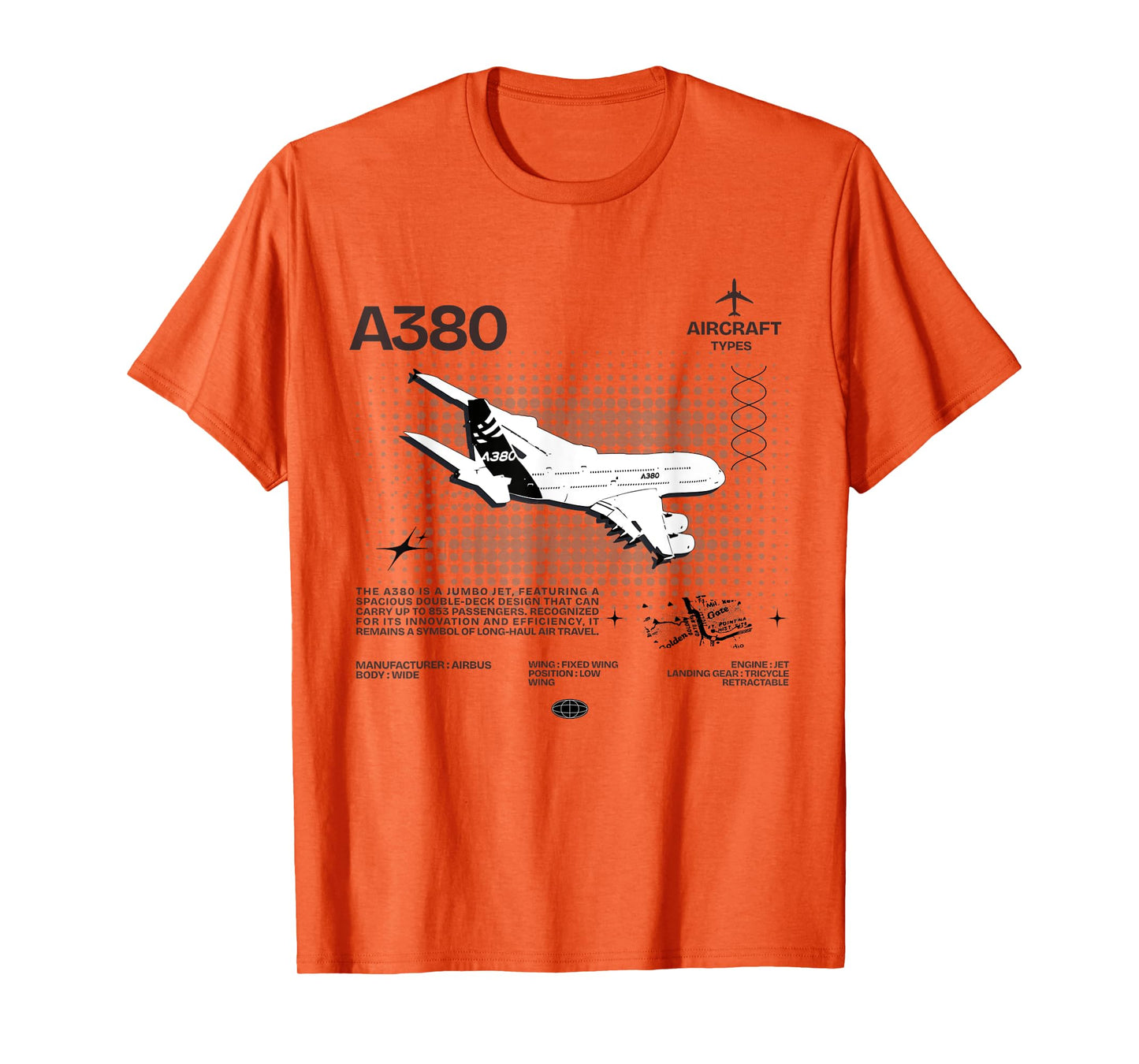 Airbus-A318 Aircraft Black Tee T-Shirt