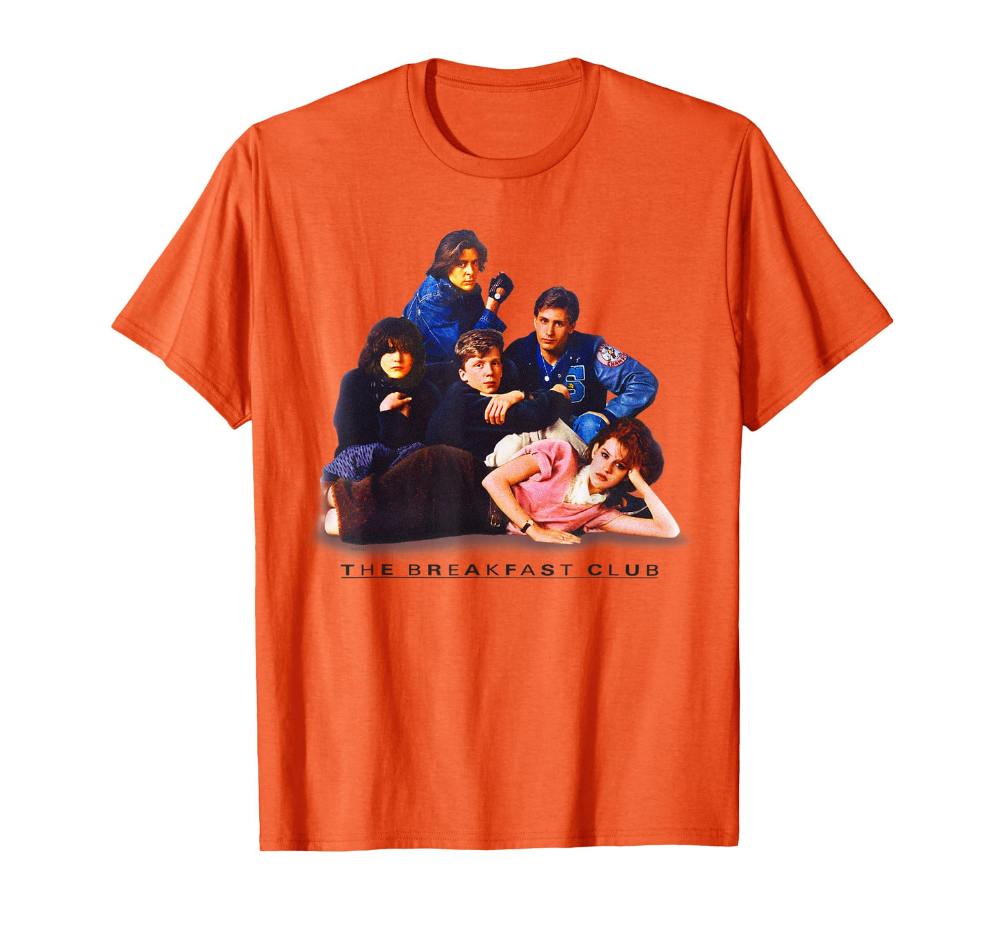 The Breakfast Club 40th Anniversary Classic Cast Photo T-Shirt