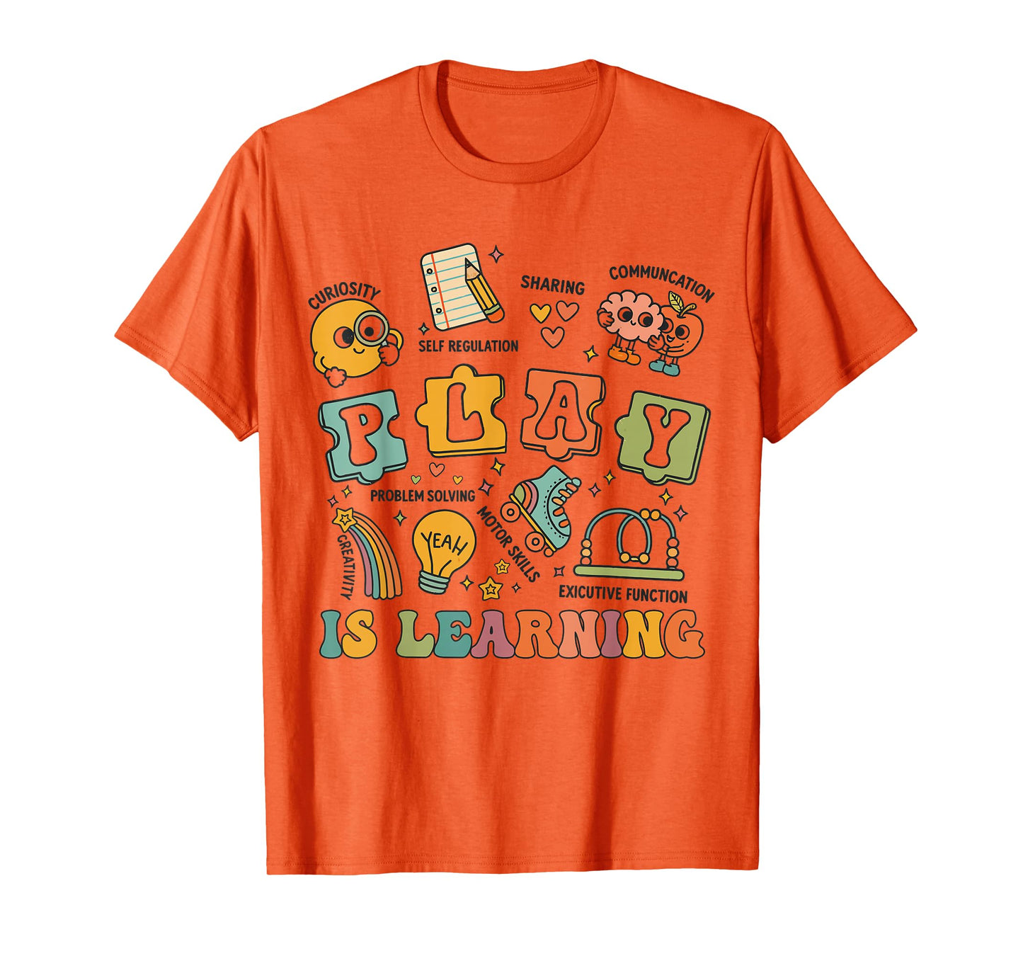 Retro Play is Learning Kindergarten Teacher Team Funny Women T-Shirt