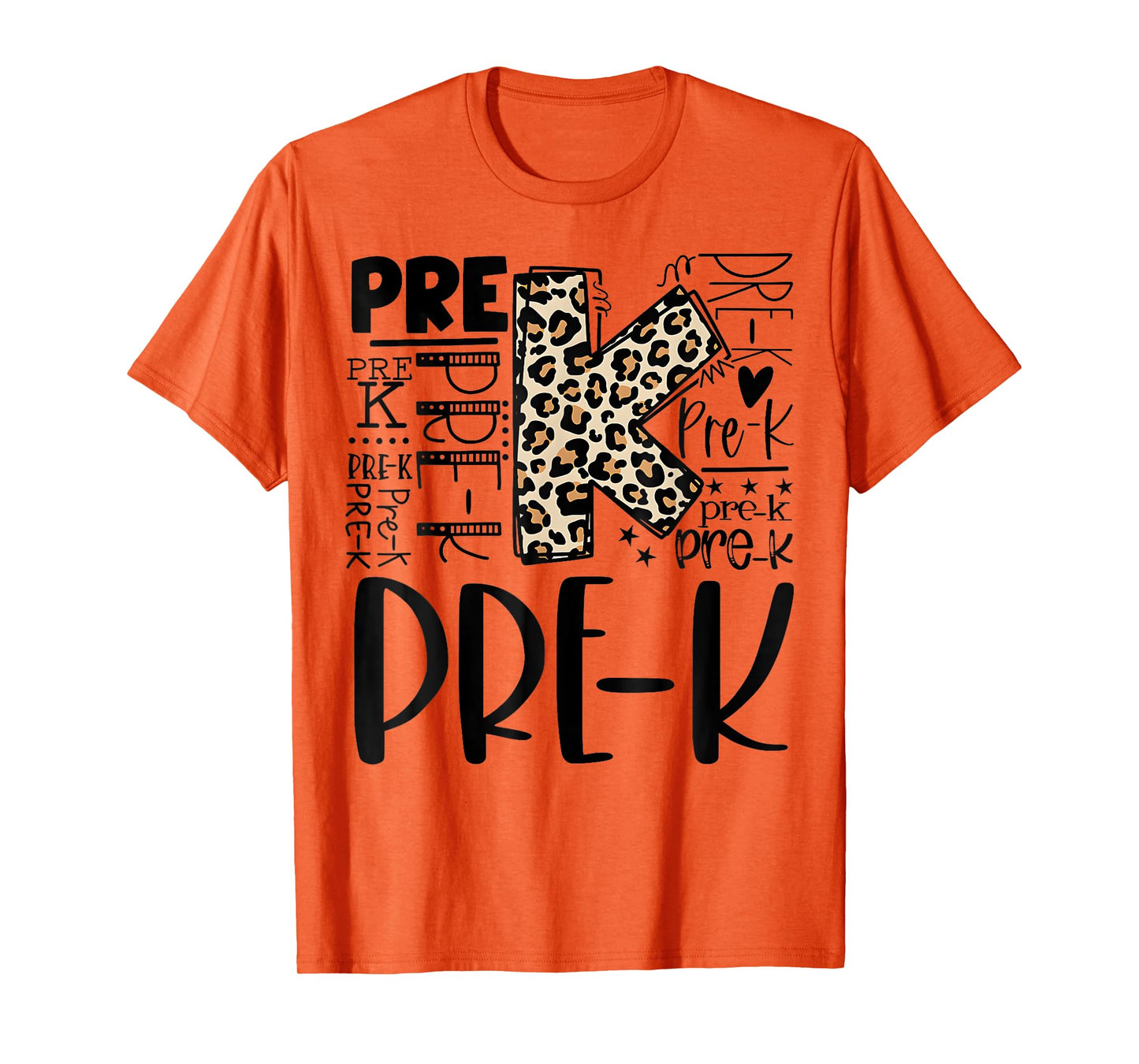 Pre-K Typography Team Vintage Pre-K Teacher Back To School T-Shirt