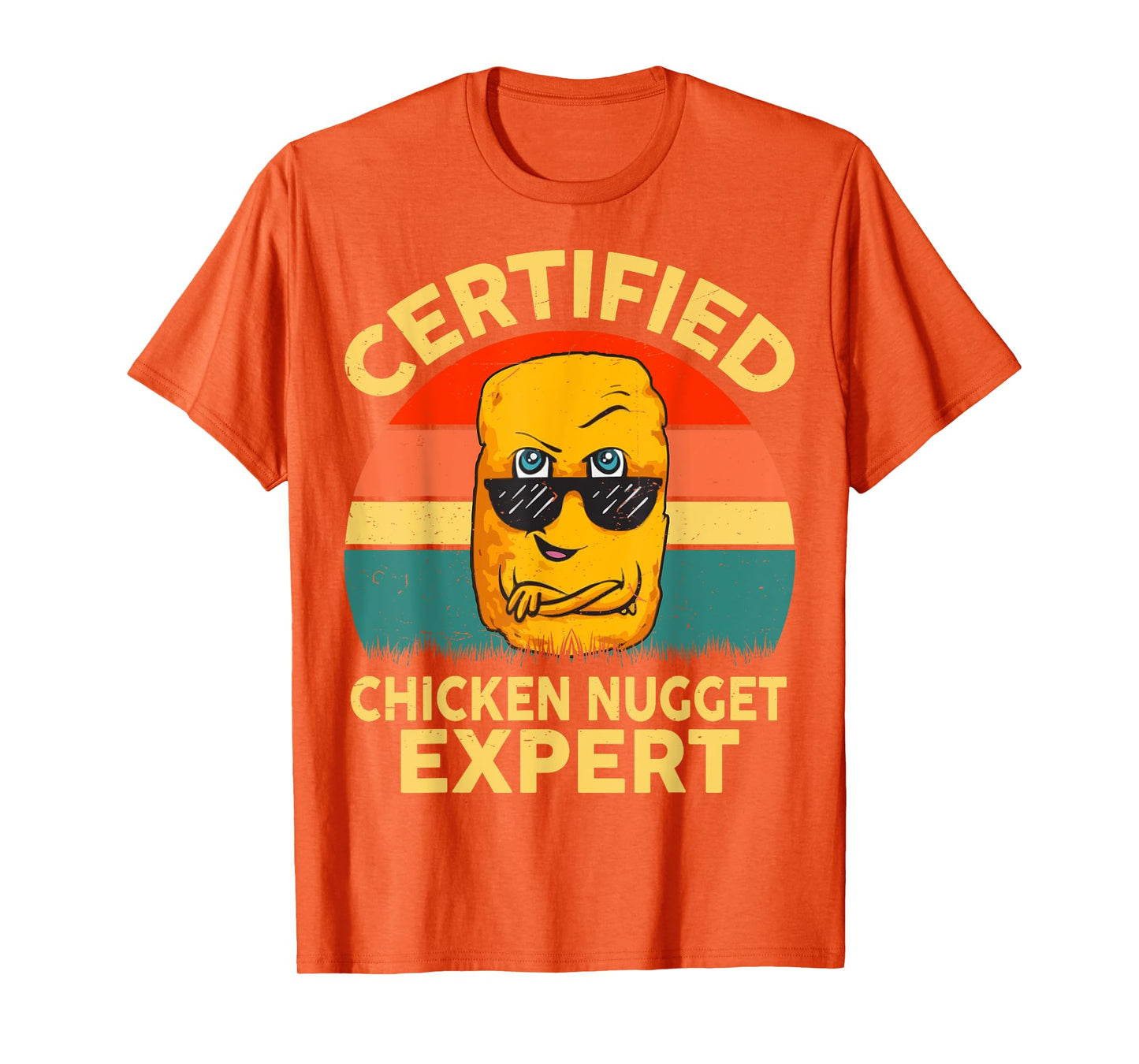Boys Certified Chicken Nugget Expert Funny Chicken Nugget T-Shirt