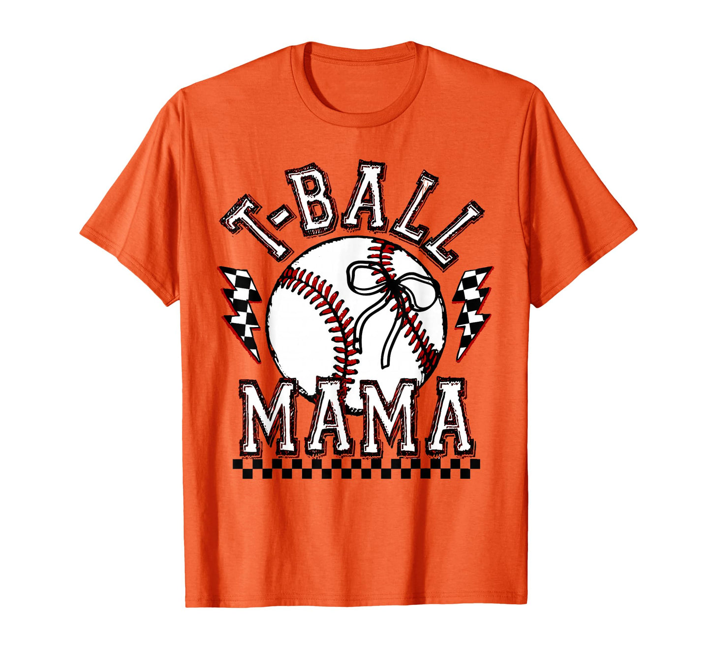 T-ball Mama Mom Funny Mother's Day Coquette Tee-Ball Womens T-Shirt