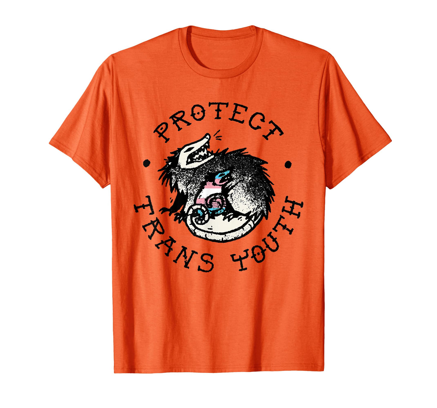 Protect Trans Youth Opossum Support Transgender LGBT Pride T-Shirt