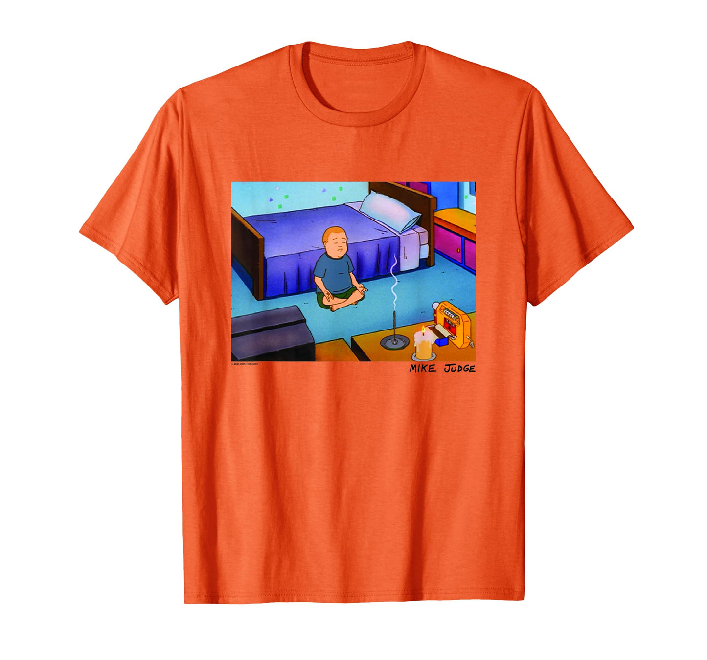 King Of The Hill Bobby Hill Inner Peace Big Chest Poster T-Shirt