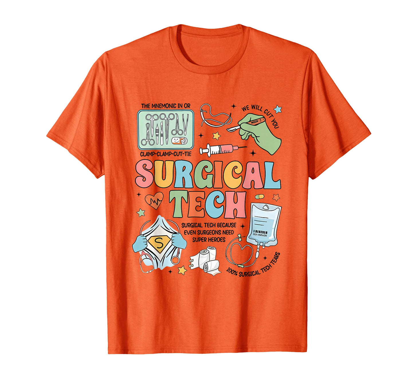 Surgical Technologist Surgical Tech Grad Surgery Crew T-Shirt
