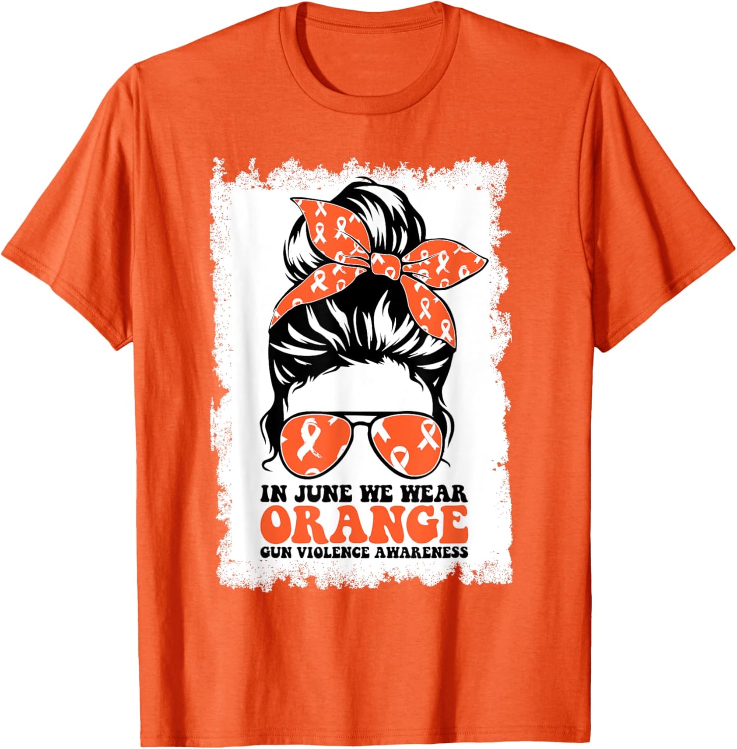 Groovy In June We Wear Orange Gun Violence Awareness Gifts T-Shirt