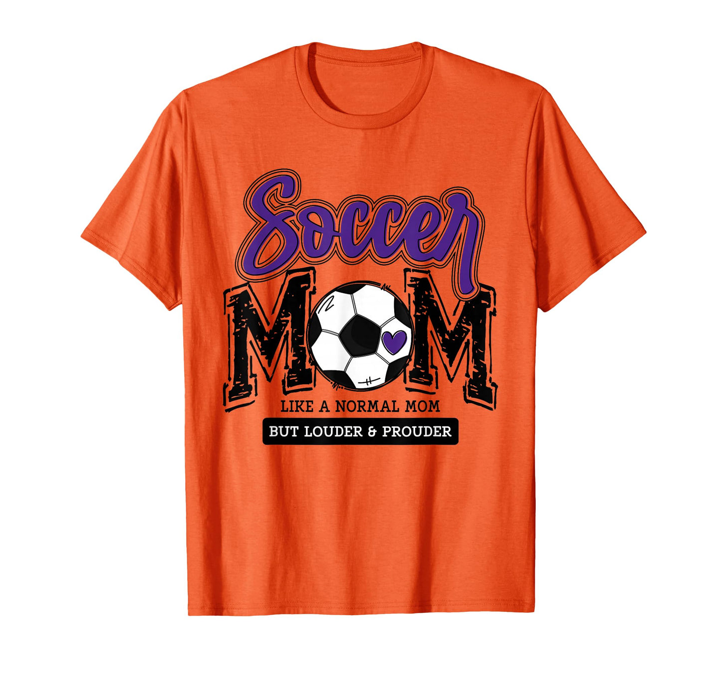 Soccer Mom Purple Soccer Player Calls Me Mama Soccer Team T-Shirt
