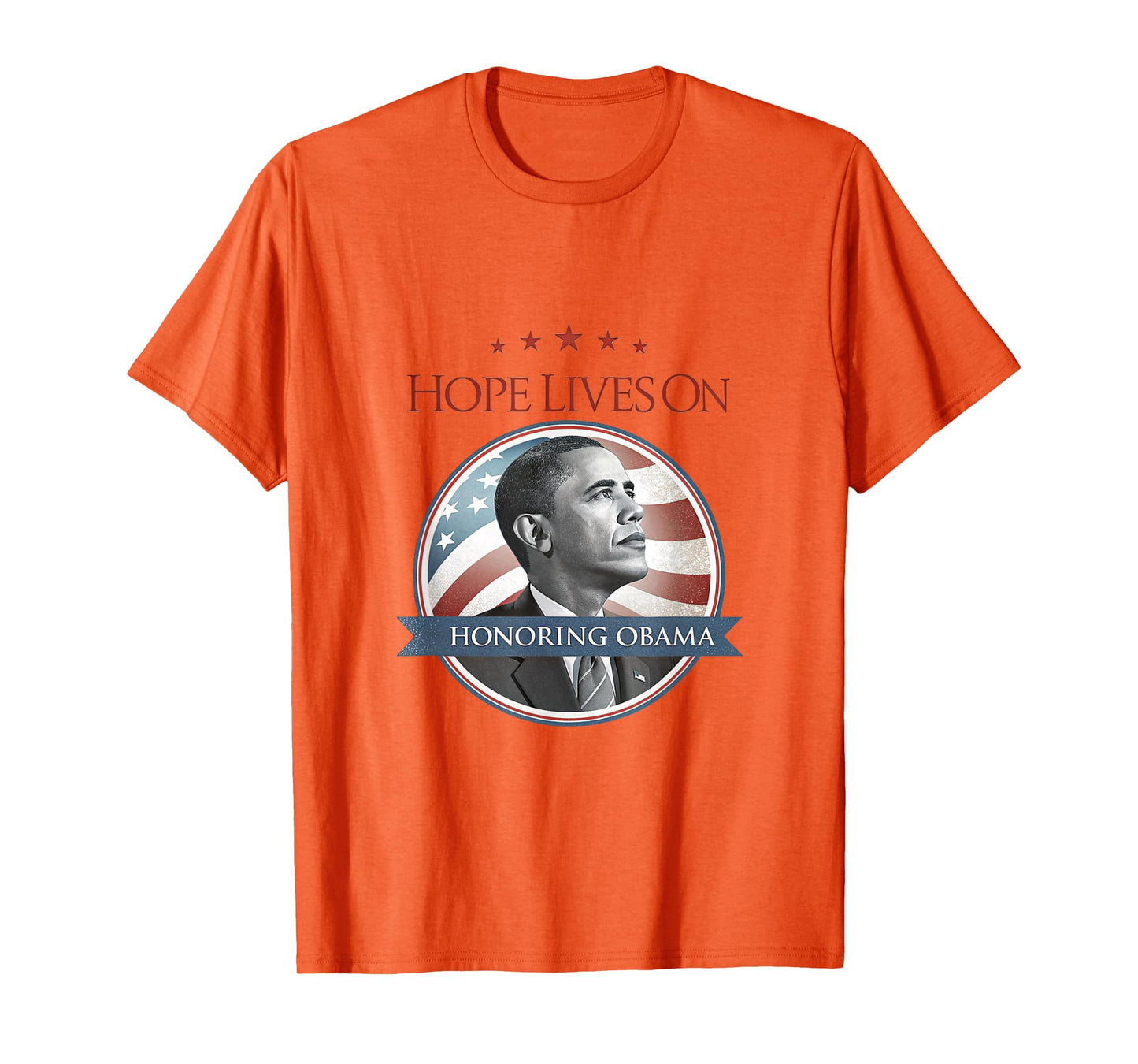 Barack Obama Tribute Art Hope Lives On T-Shirt