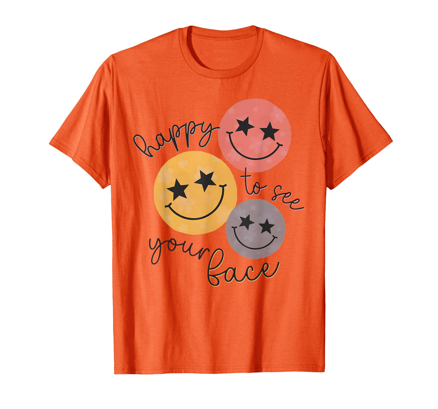 Happy To See Your Face Teacher Disco Ball Back To School T-Shirt
