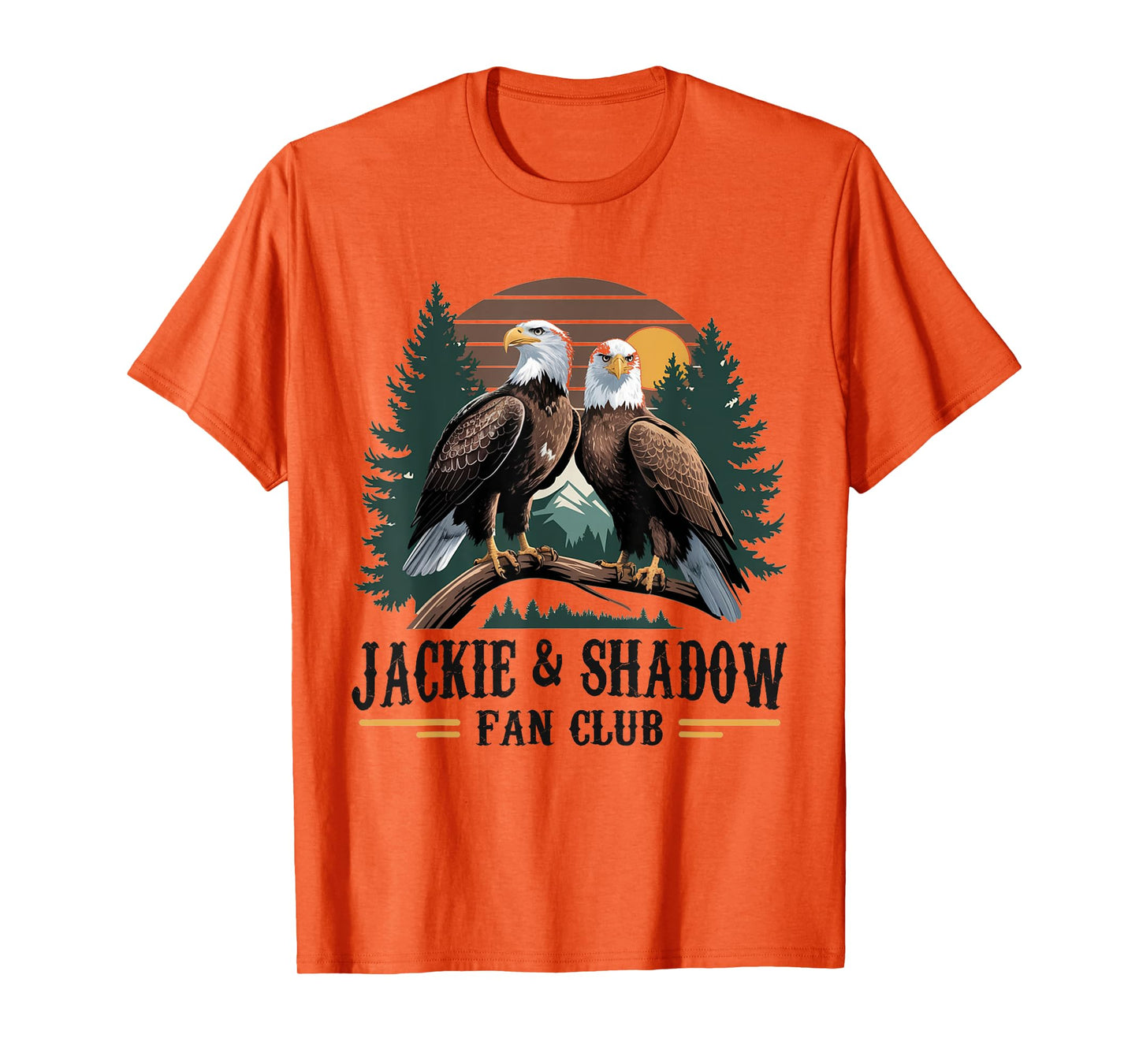 Jackie And Shadow Bald Eagle Nature Lover Wildlife Outdoor T-Shirt