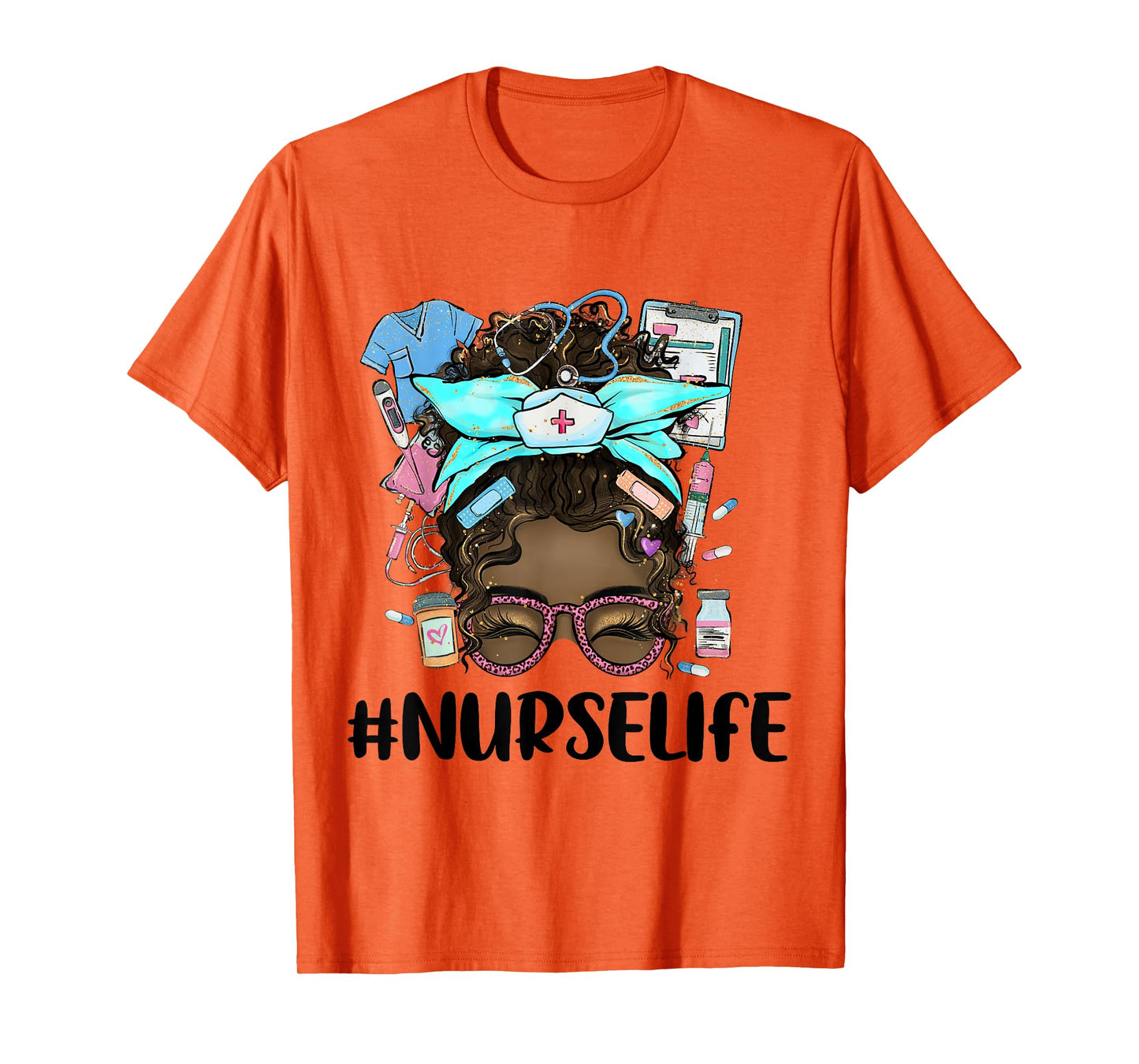 Black Nurse Life T-Shirt Proud Black Nurse Melanin Nurse T-Shirt