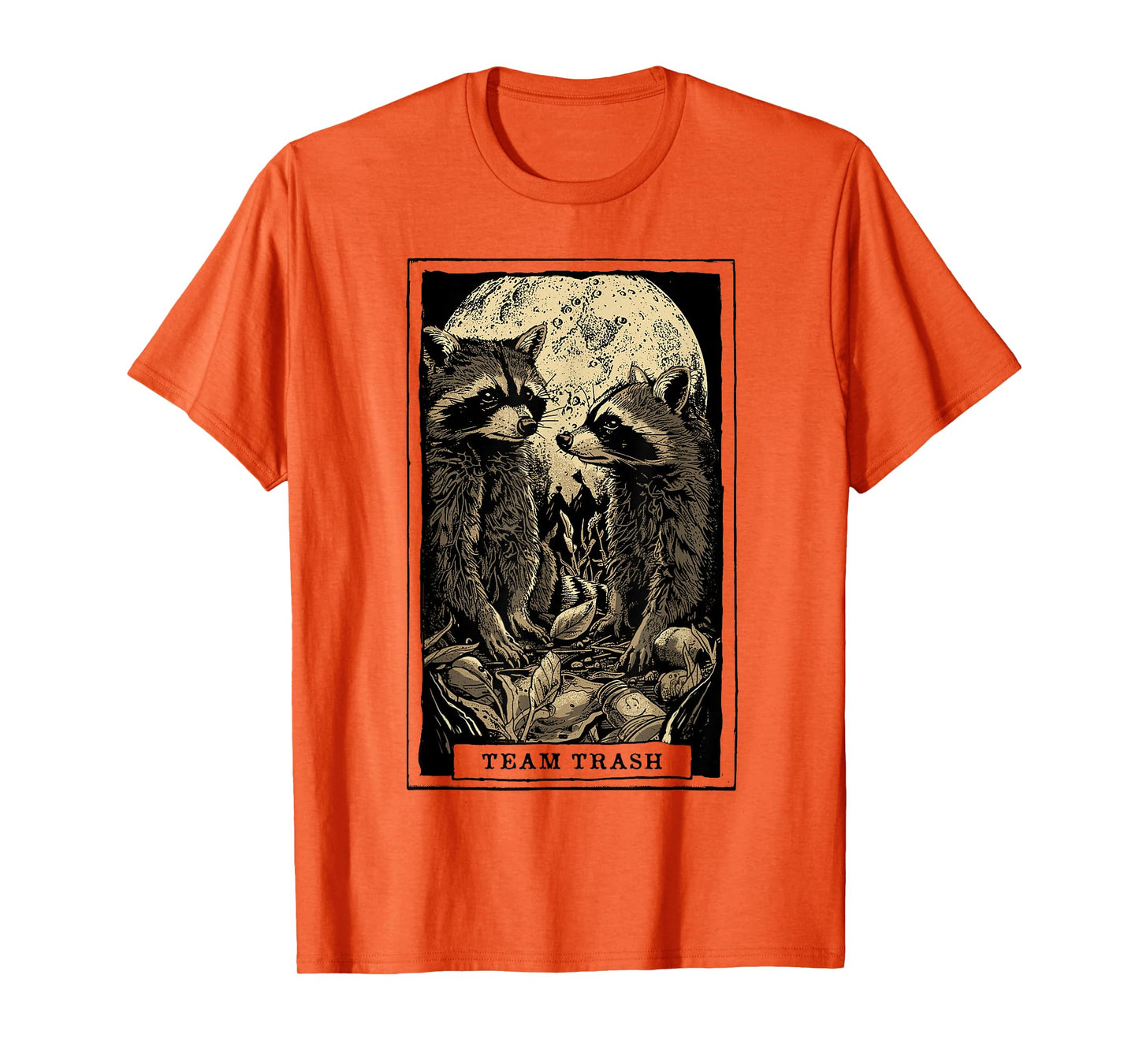 Tarot Card Shirt Raccoon Team Trash Major Arcana Tarot Card T-Shirt