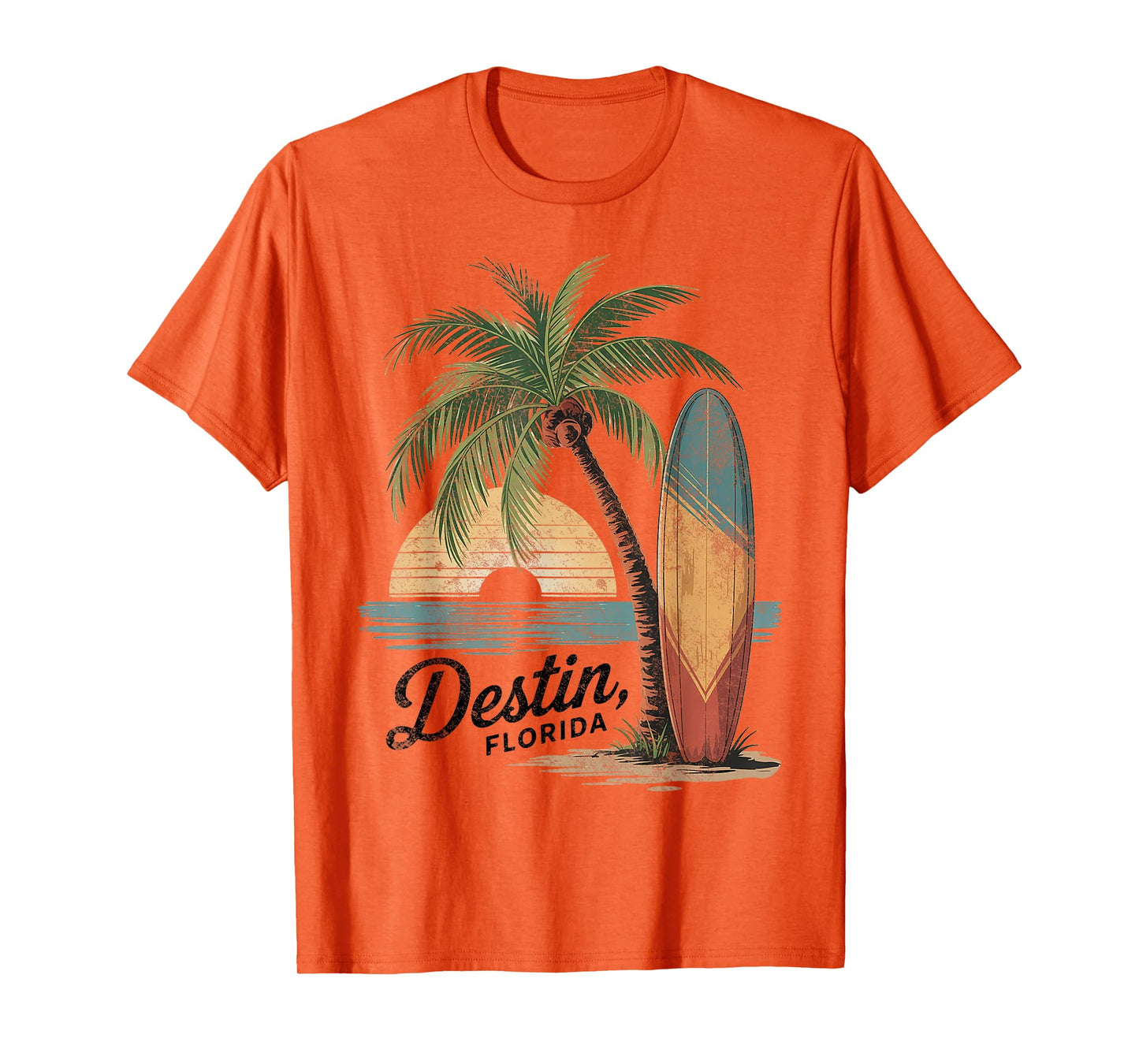 Palm and Board Paradise Destin Florida Souvenirs T-Shirt