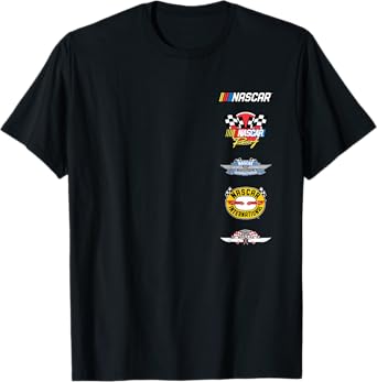 NASCAR - Stacked Historical Racing Logos T-Shirt