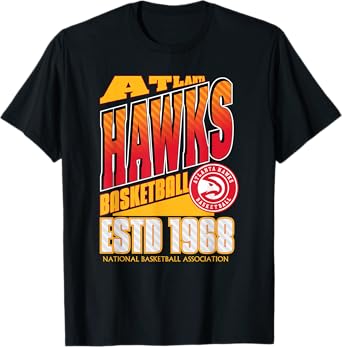 Atlanta Hawks NBA Breakaway T-Shirt, Men's Black Small