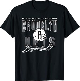 NBA Official Brooklyn Nets Fade Out T-Shirt