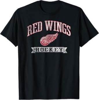 Detroit Red Wings Vintage Hockey Officially Licensed T-Shirt