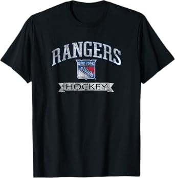 New York Rangers Vintage Hockey Officially Licensed T-Shirt