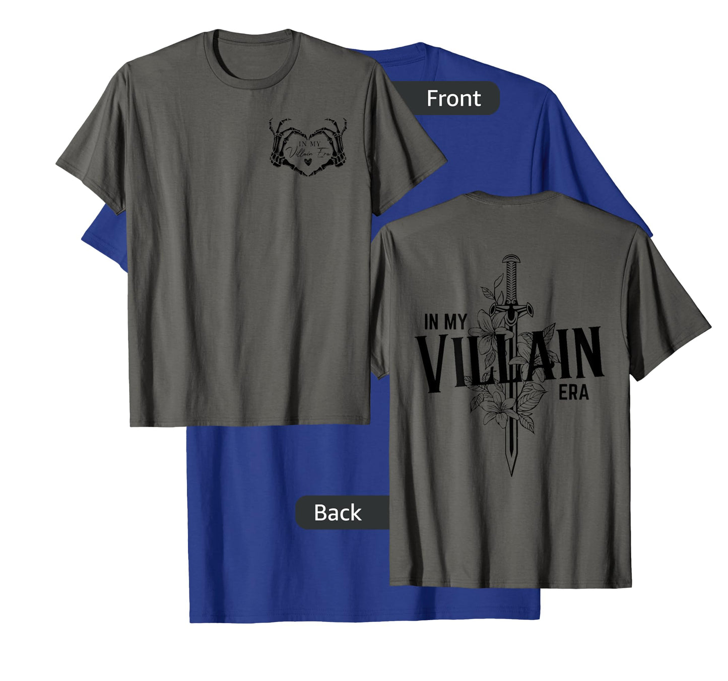 Double Sided Dark Romance Enemies To Lover In My Villain Era T-Shirt