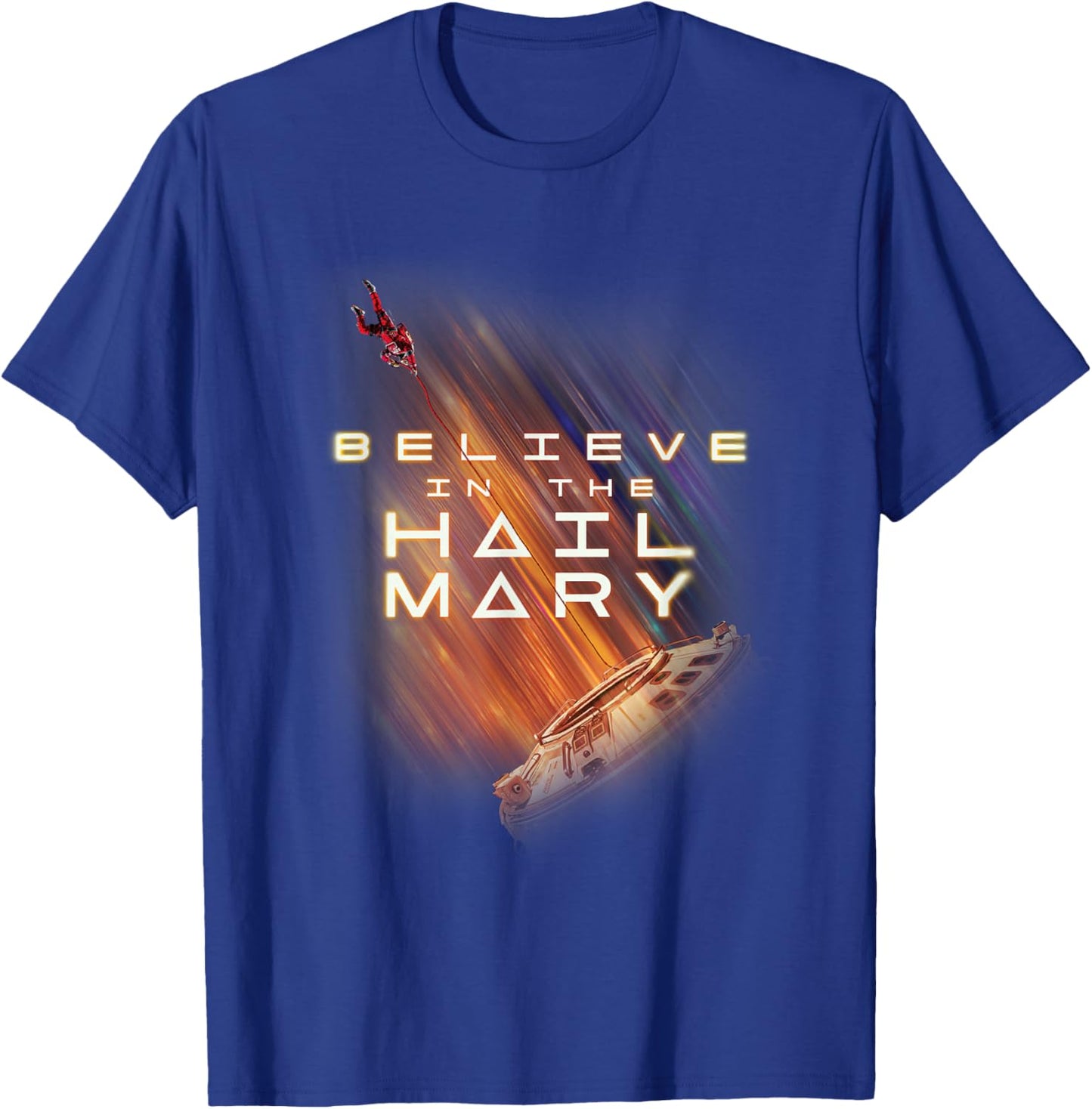 Believe in the Hail Mary T-Shirt - T-Shirt | Royal