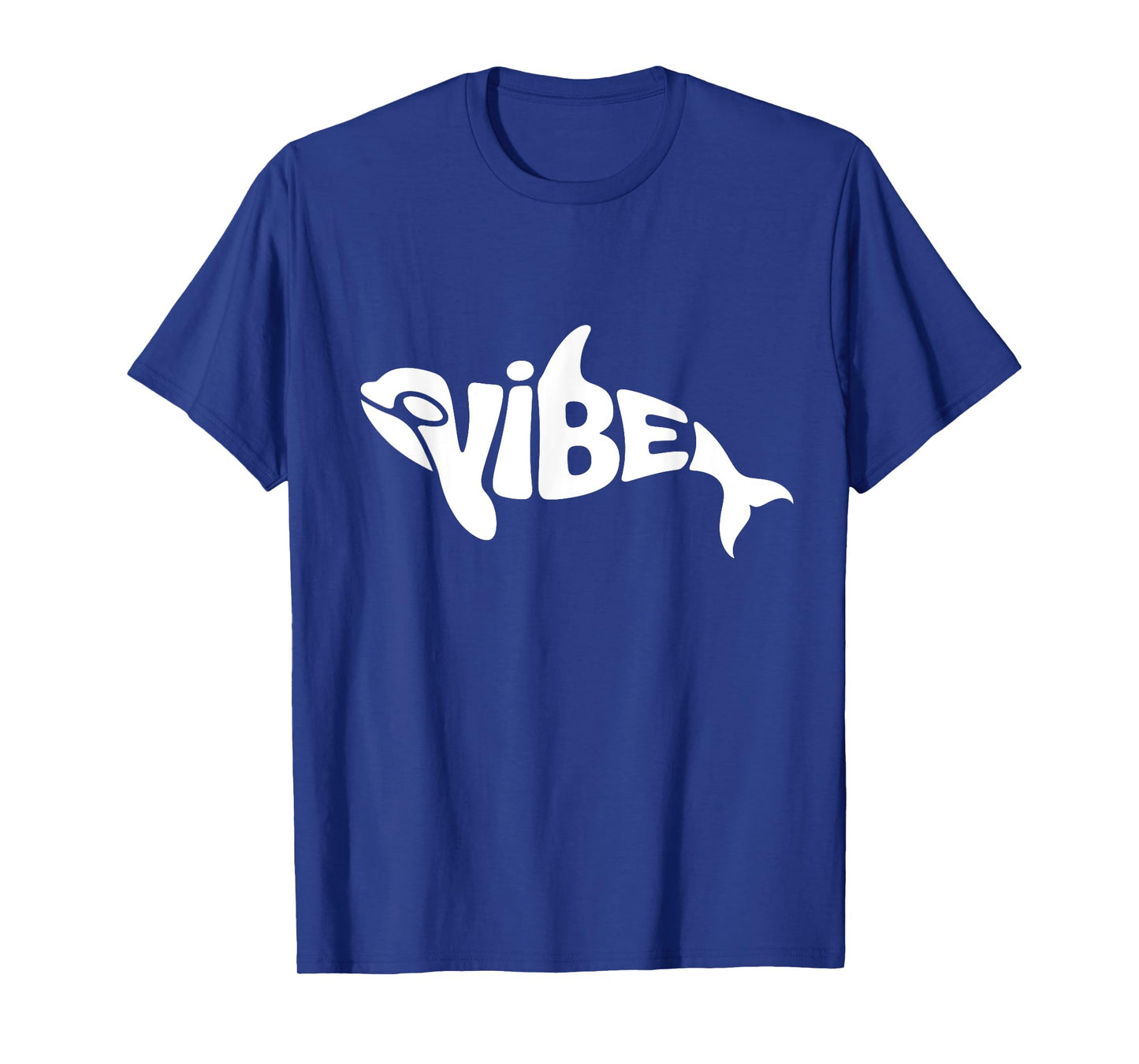 Vibe Orca Word Art - Ocean, Chill & Marine Life Design T-Shirt