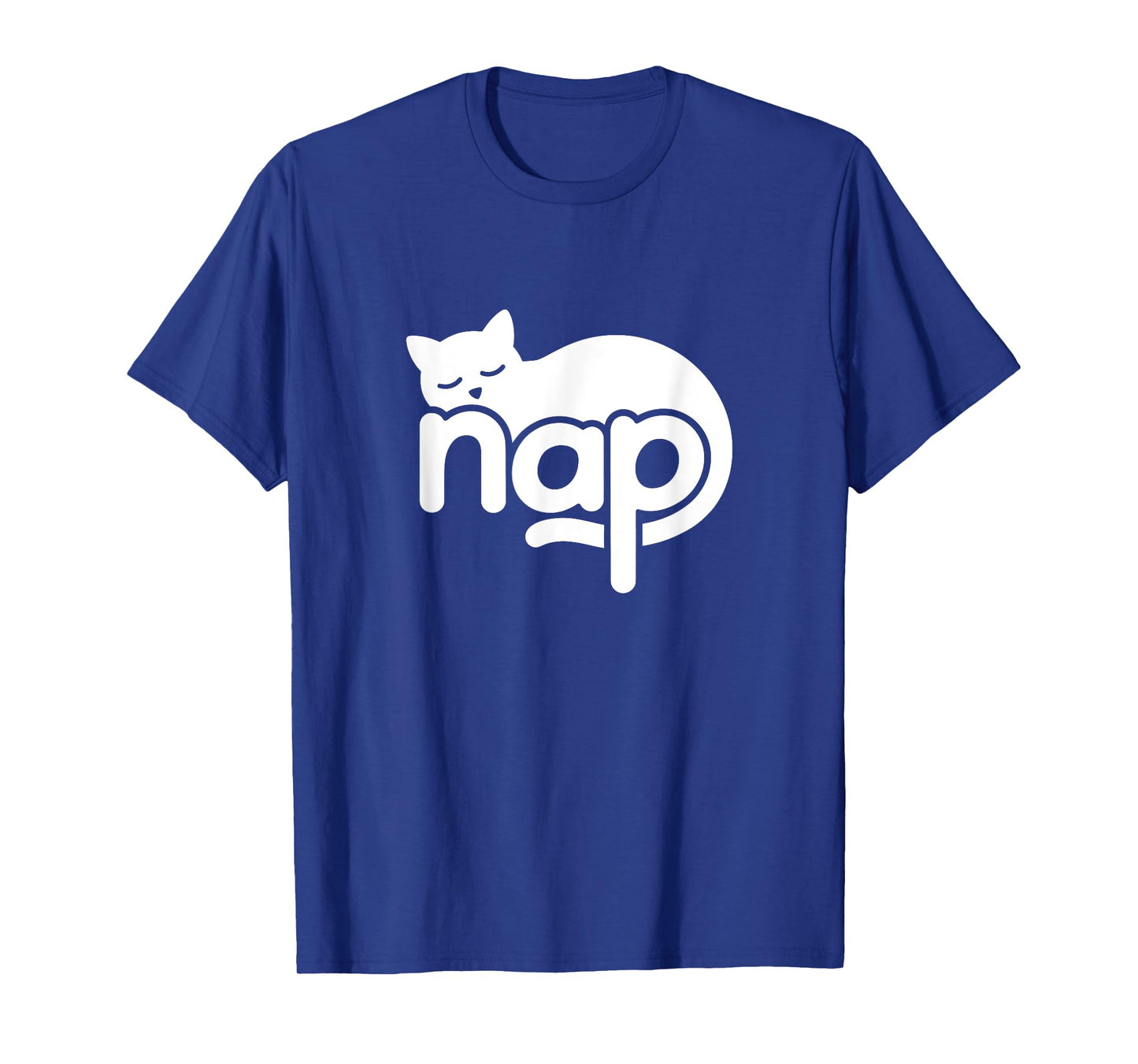 Nap Cat Word Art - Napping, Sleep & Self-Care Design T-Shirt