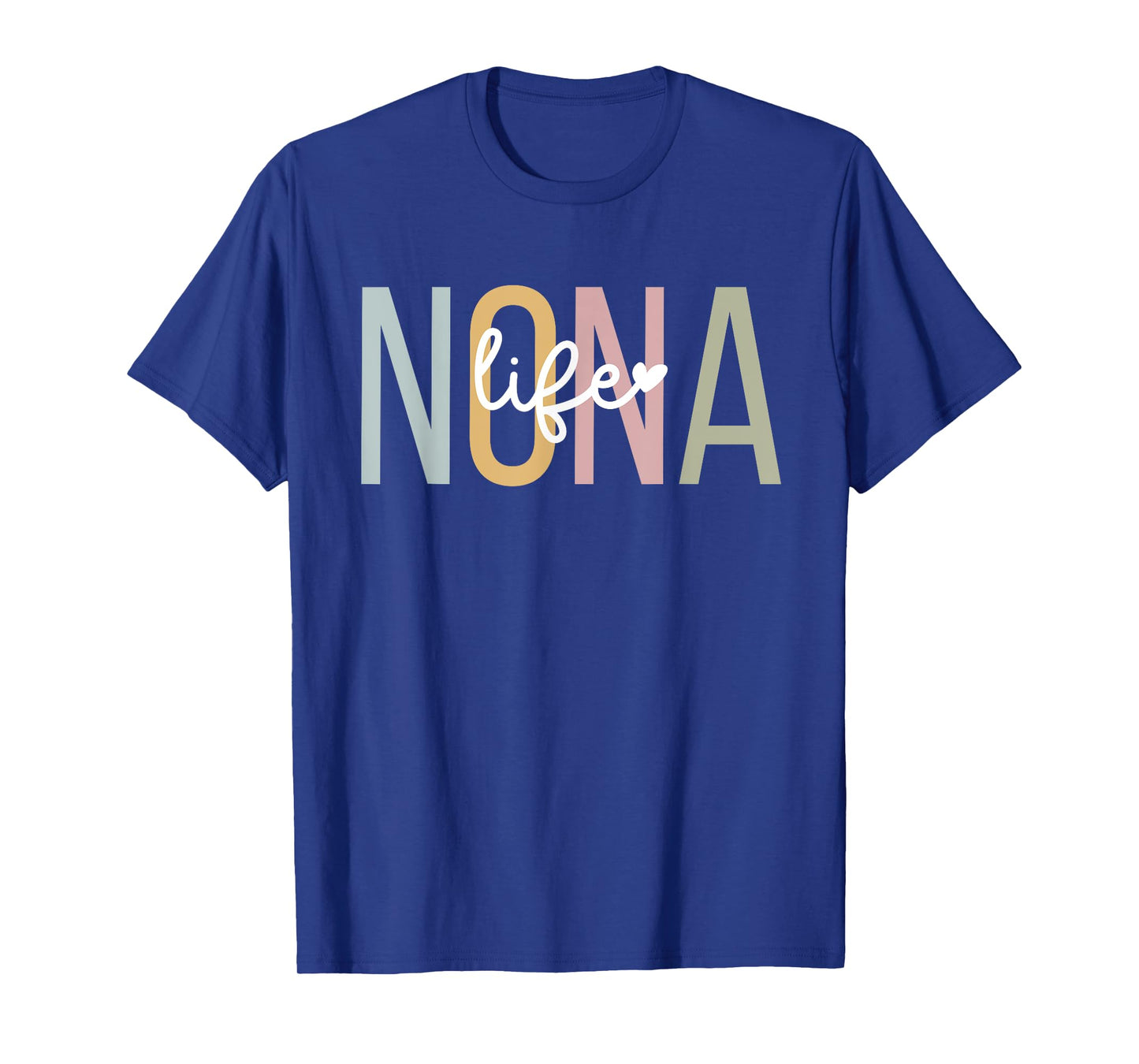 Nona Life Nona Grandma Nona Grandmother T-Shirt, Small, Black