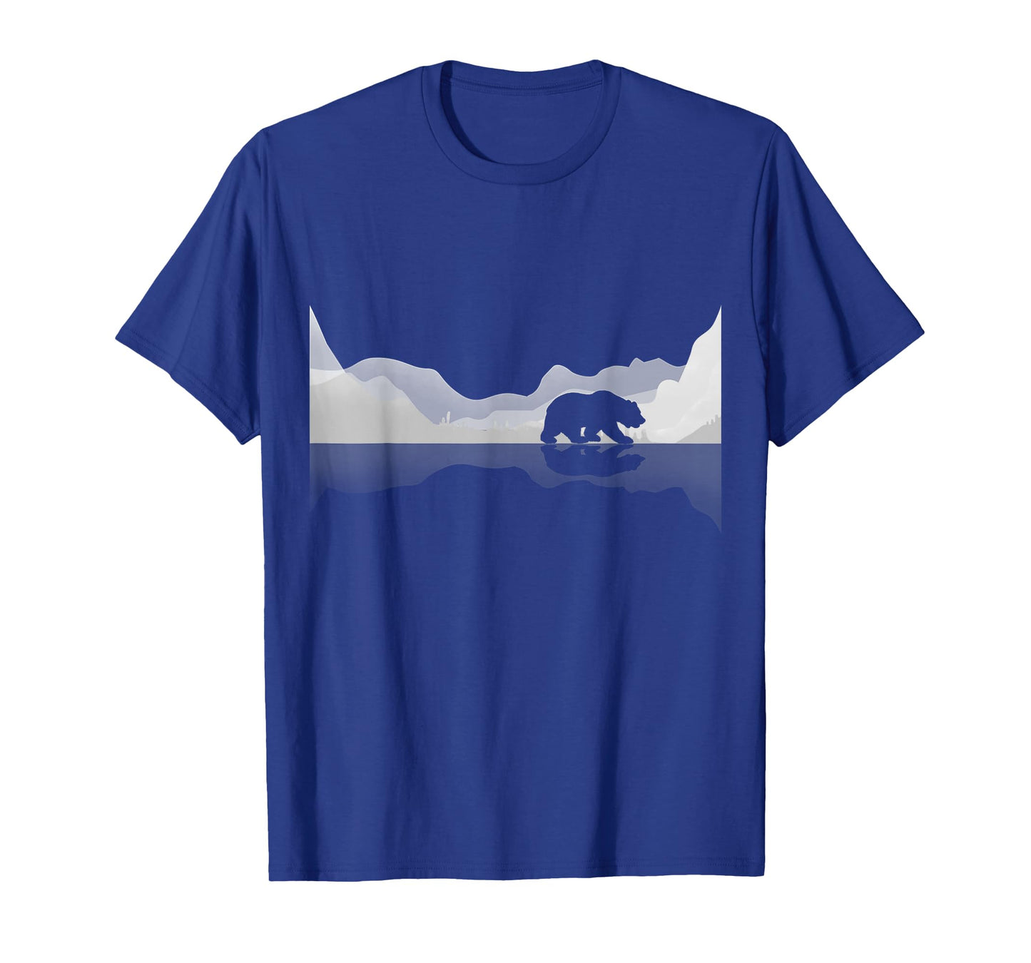 Trees Reflection Wildlife Nature Animal Bear Outdoor Forest T-Shirt