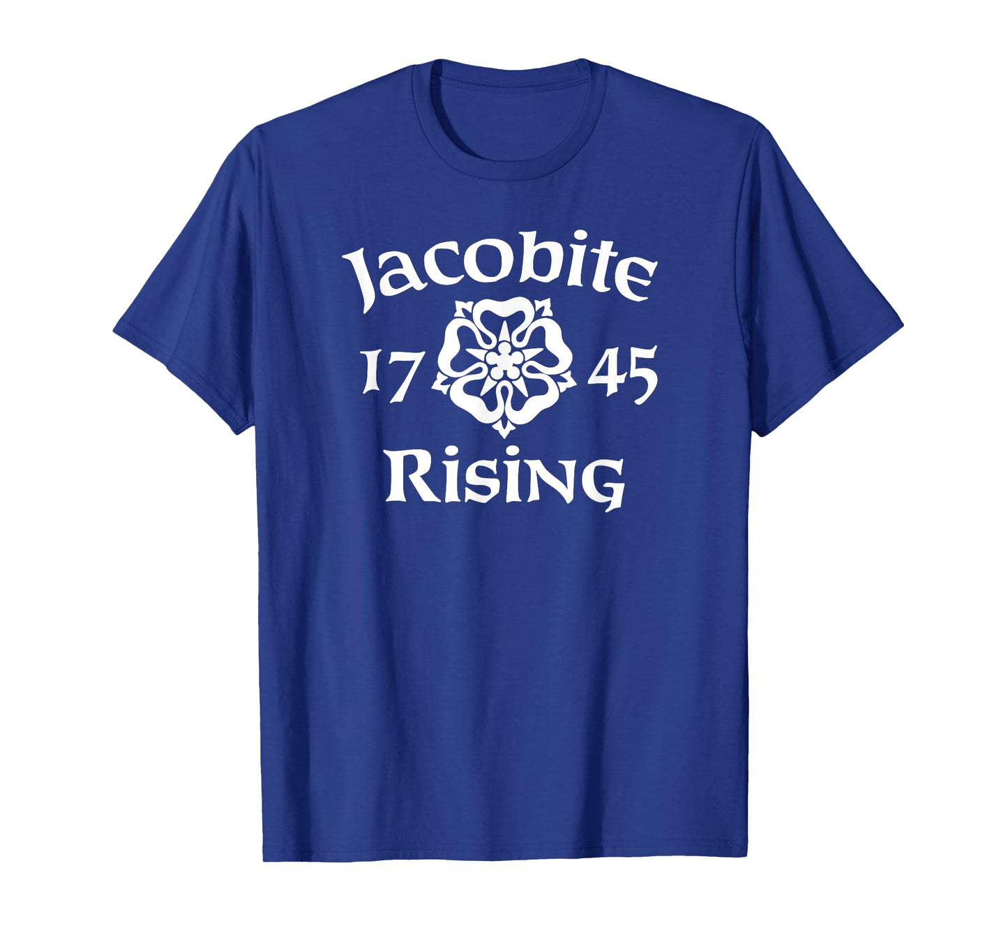 Jacobite Rising 1745 White Rose T-Shirt