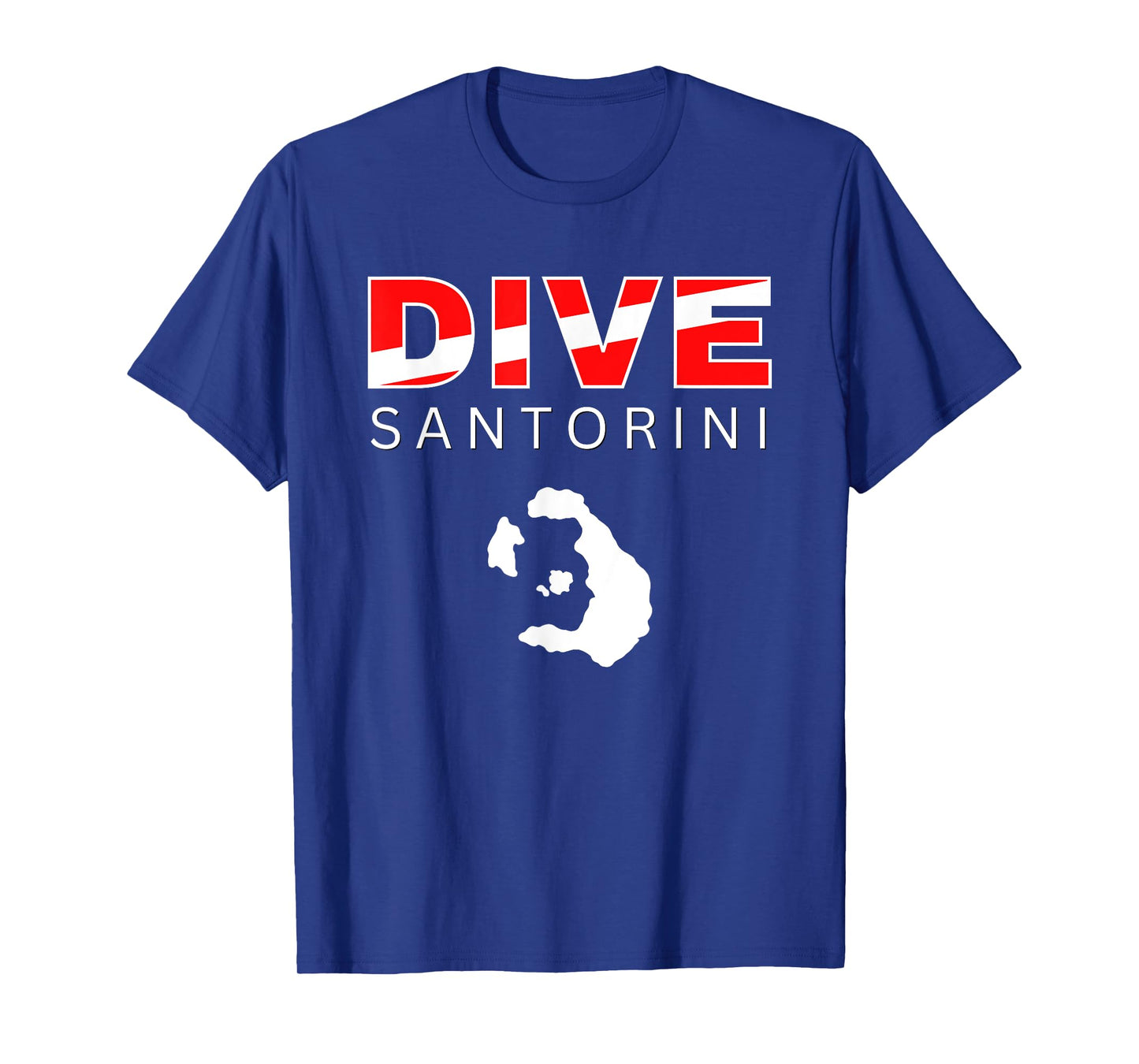 Dive Santorini Scuba Diving Trip Diver Tee T-Shirt
