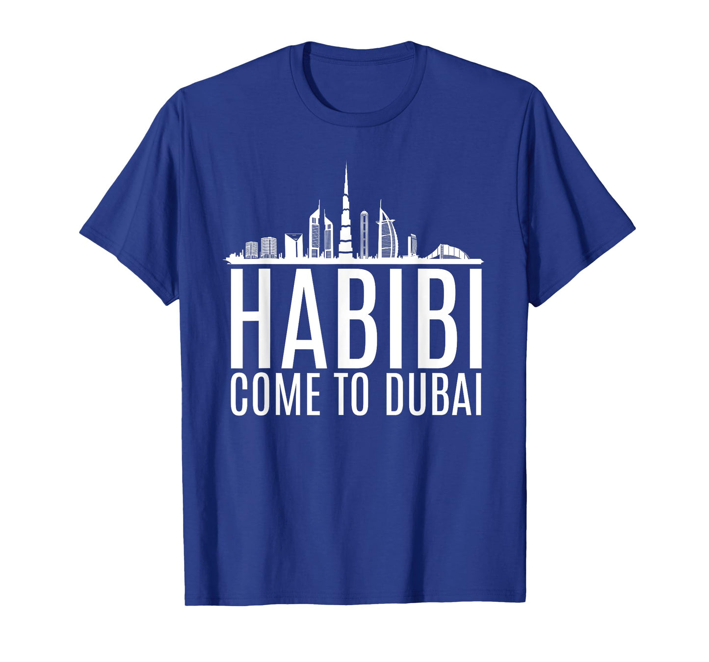 Habibi Come to Dubai Funny Rich Arab Money Stack Dubai T-Shirt