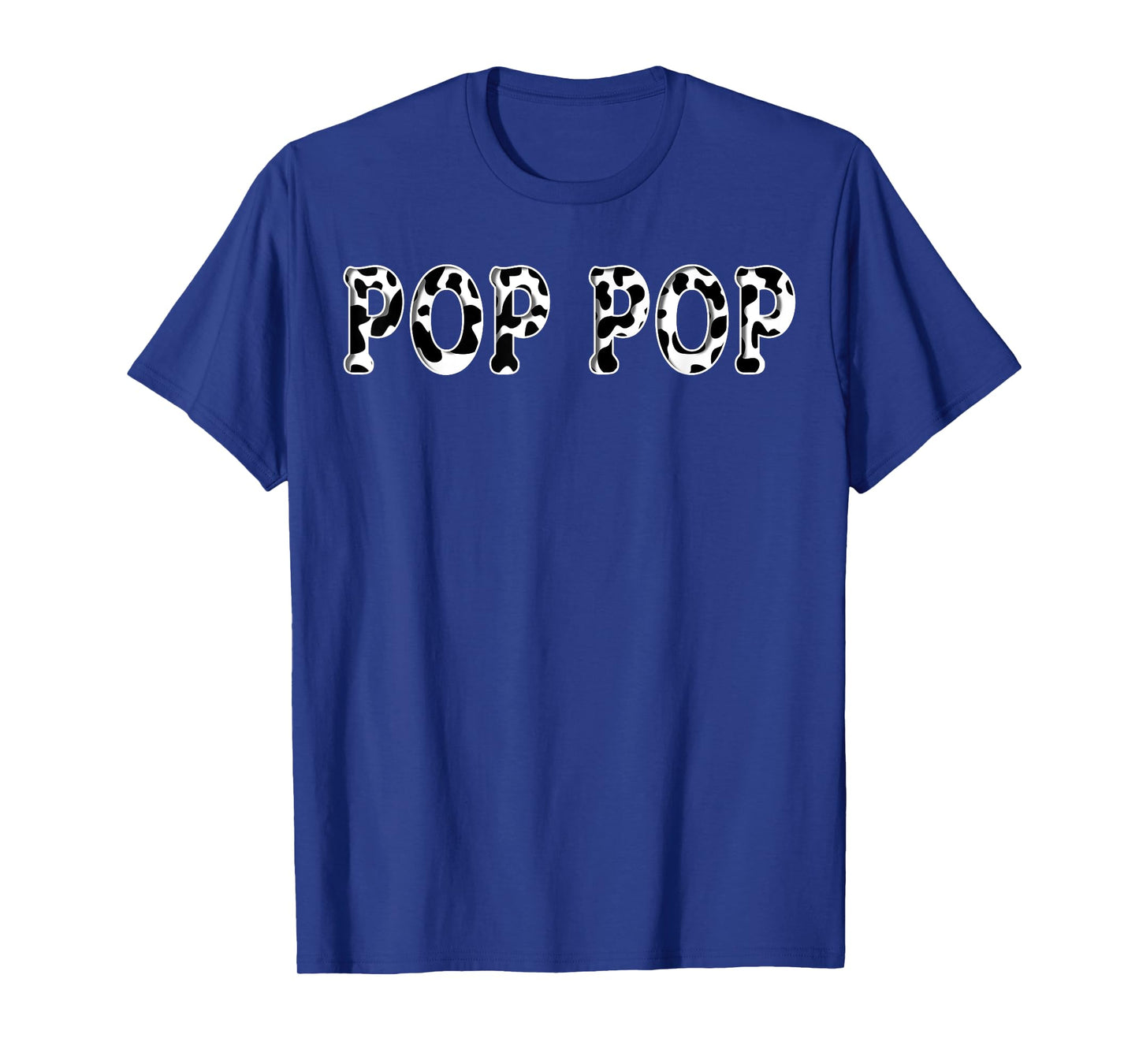 Cow Pop Pop Birthday Family Matching Girl Boy Farm Birthday T-Shirt