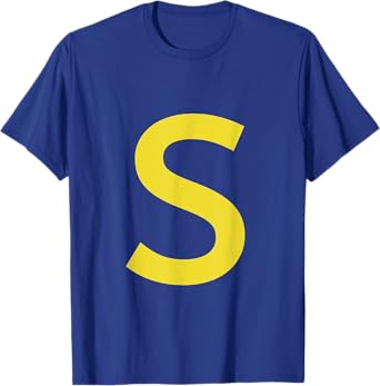 letter S funny chipmunk group matching halloween costume T-Shirt