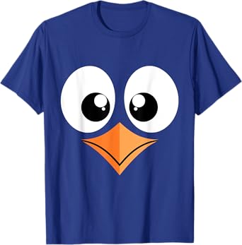 Blue, Bird costume face, funny bird costume, animal costume T-Shirt