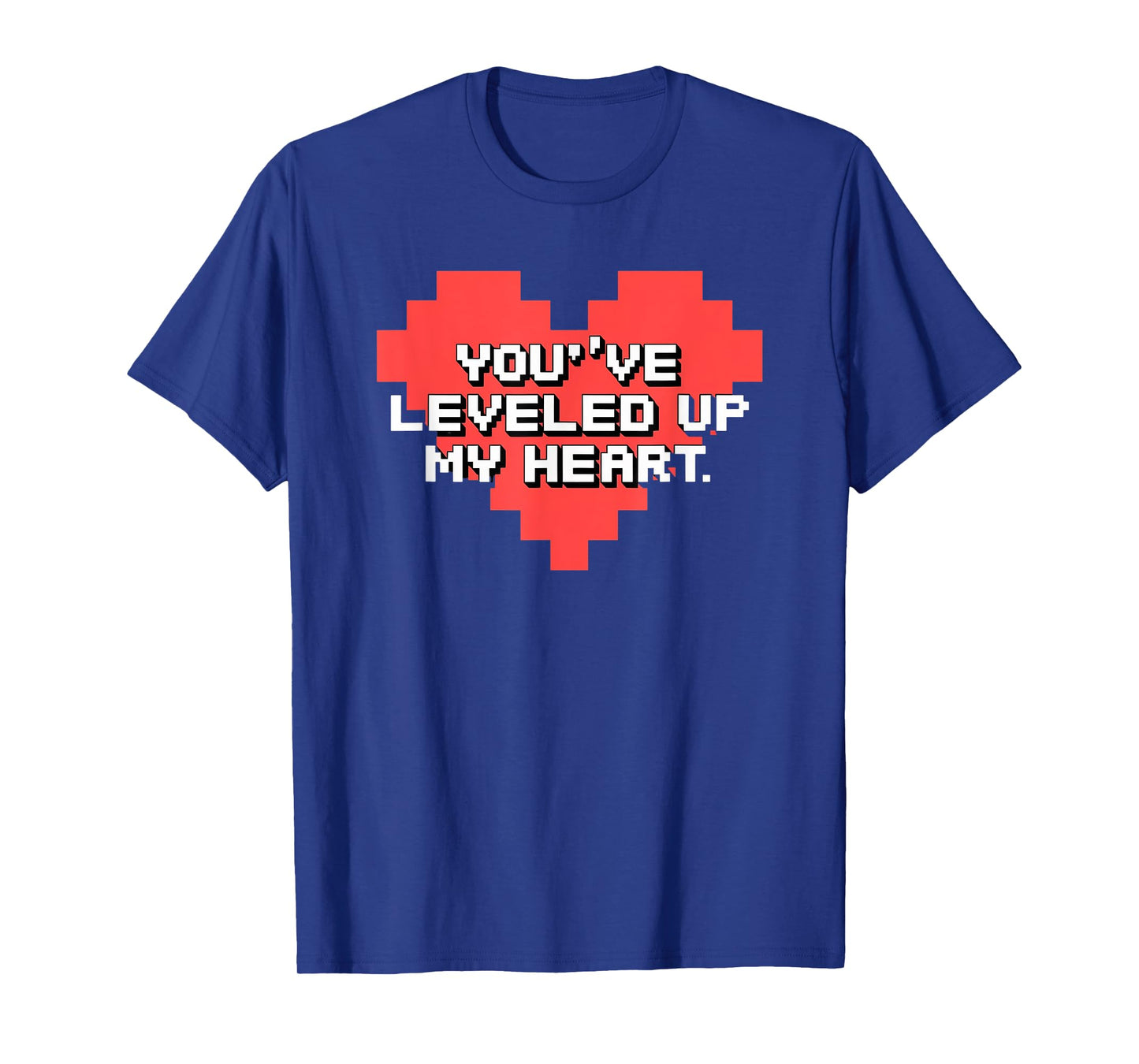 You've Leveled Up My Heart Gamer Love Valentine's Day Retro T-Shirt