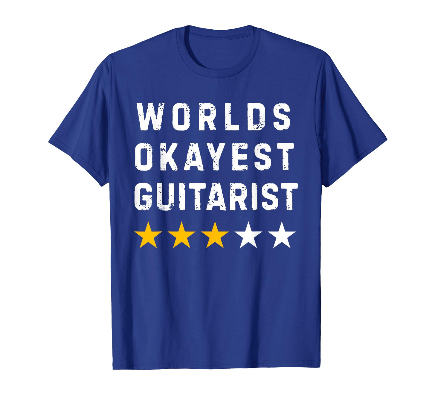Worlds Okayest Guitar Player Music Lover Funny Guitarist T-Shirt