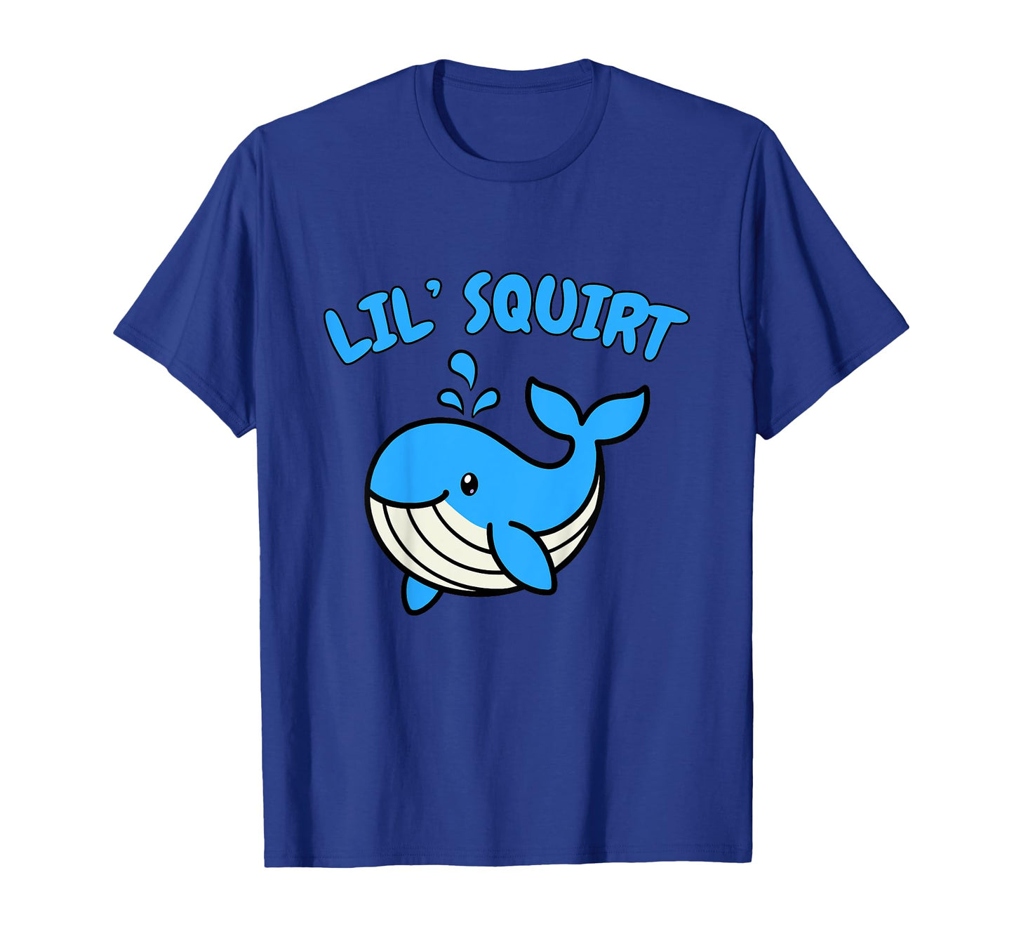 Cute Whale Lover Kids Lil Squirt Toddler Baby Boy Girl Youth T-Shirt