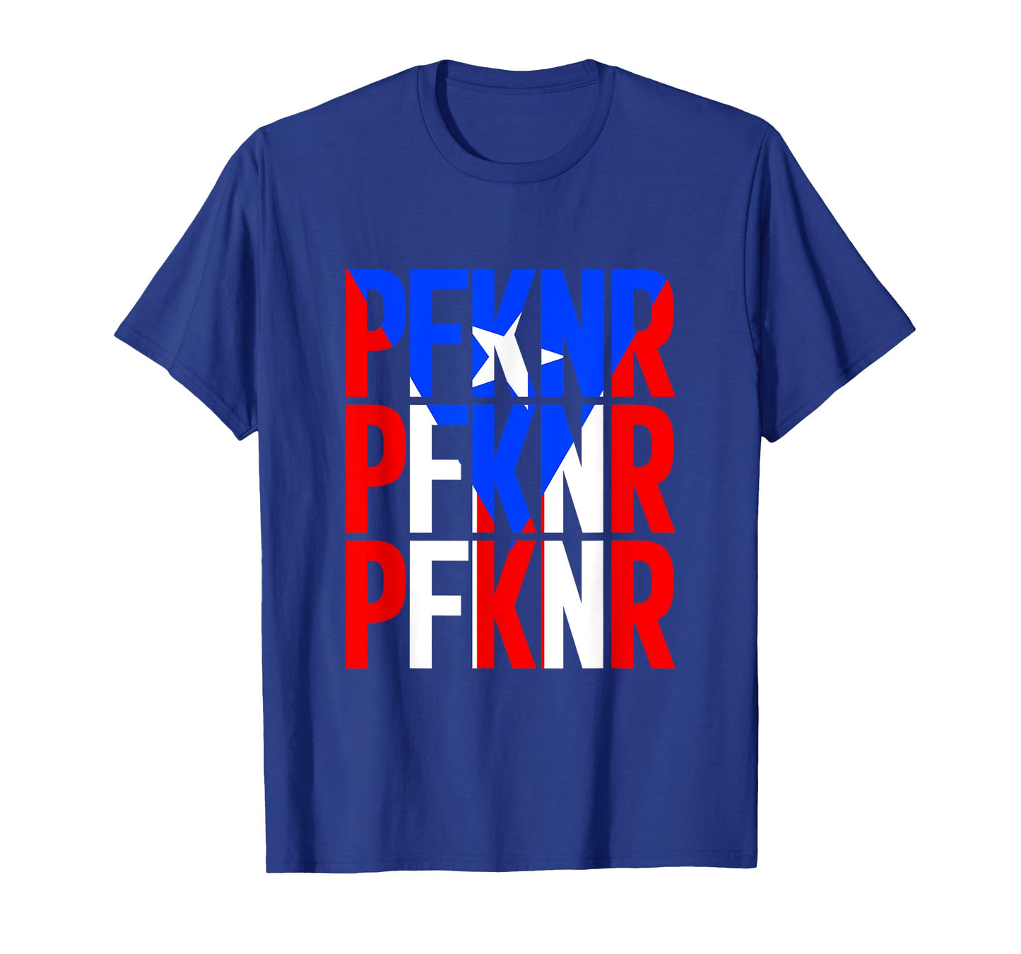 PFKNR Puerto Rican Flag Design Celebrating Boricua Heritage T-Shirt