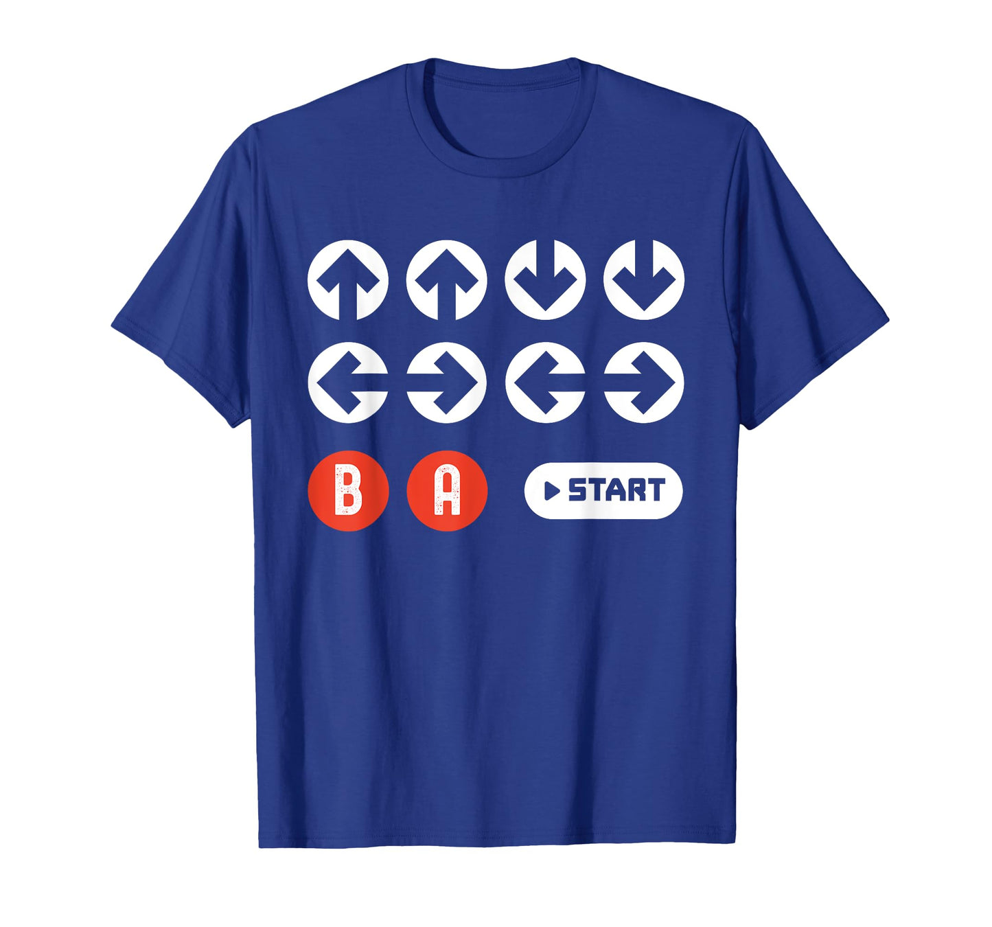 Up Up Down Left Right B A Start Cheat Code Funny Video Game T-Shirt