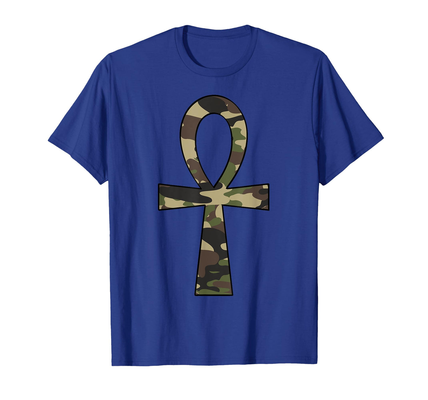 Ankh Cross Camo Egyptian African Pride T-Shirt