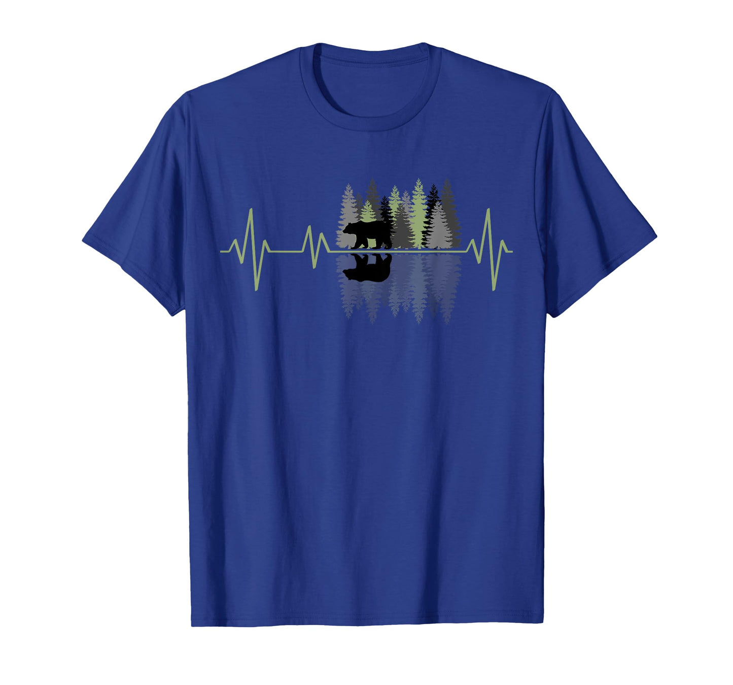 Trees Reflection Wildlife Nature Forest Outdoor Heartbeat T-Shirt
